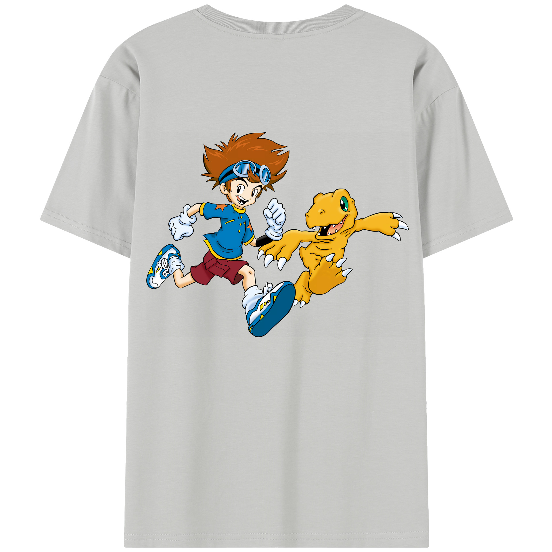 （画像用） Digimon デジタルモンスター/デジモン レディース半袖Tシャツ(バックプリント)
