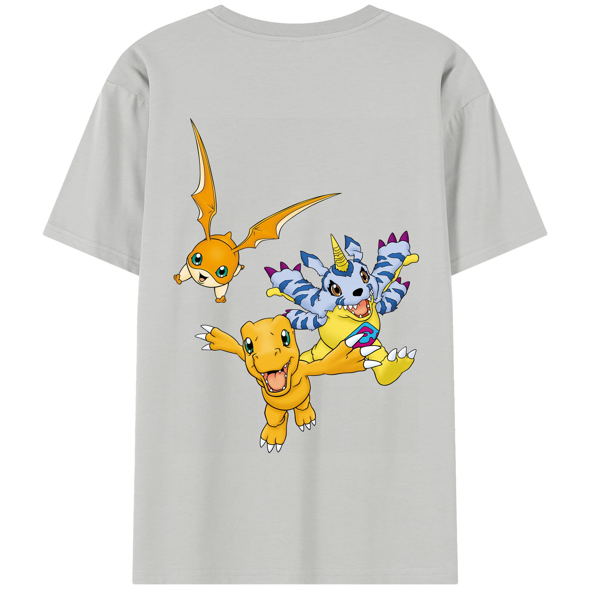 （画像用） Digimon デジタルモンスター/デジモン レディース半袖Tシャツ(バックプリント)