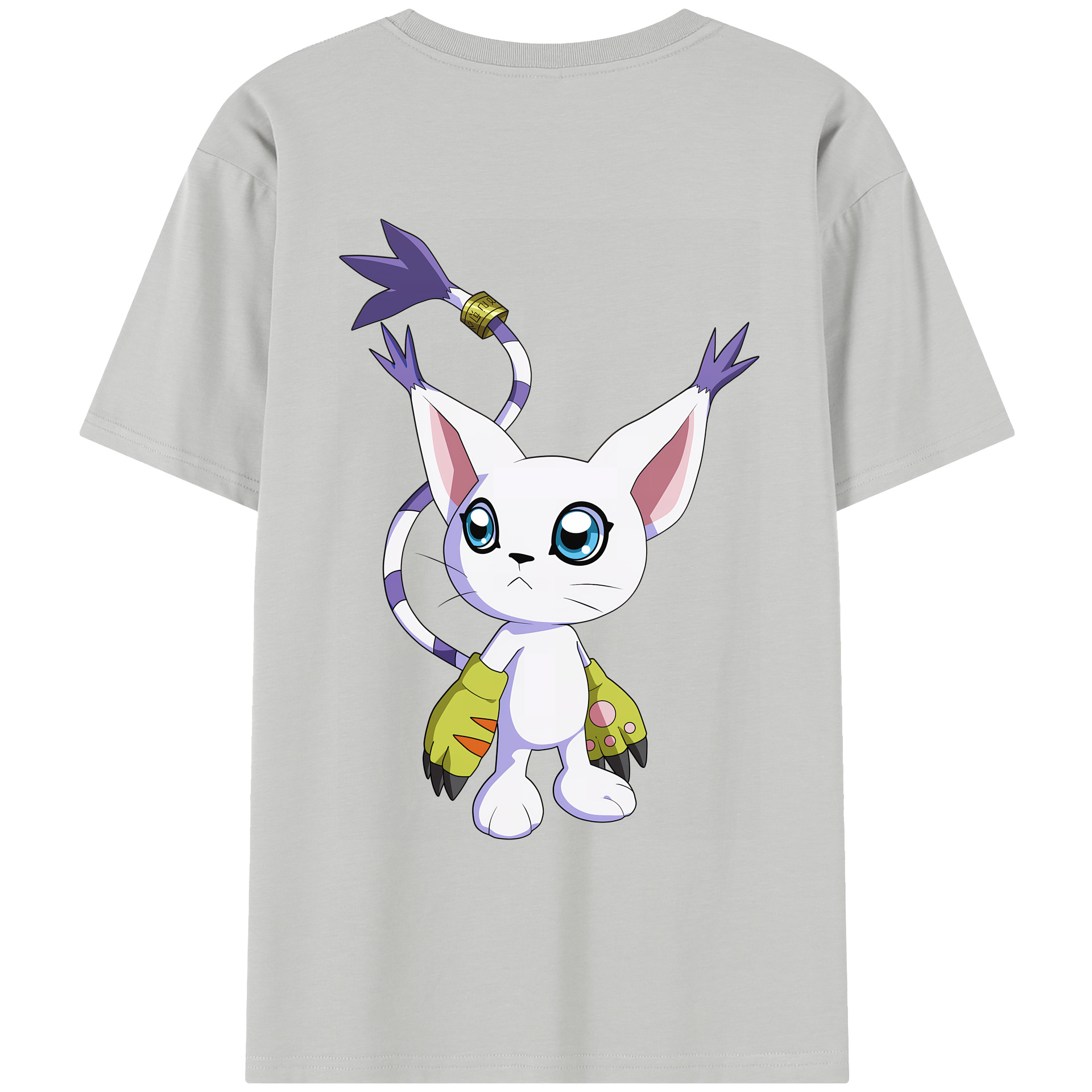 （画像用） Digimon デジタルモンスター/デジモン レディース半袖Tシャツ(バックプリント)