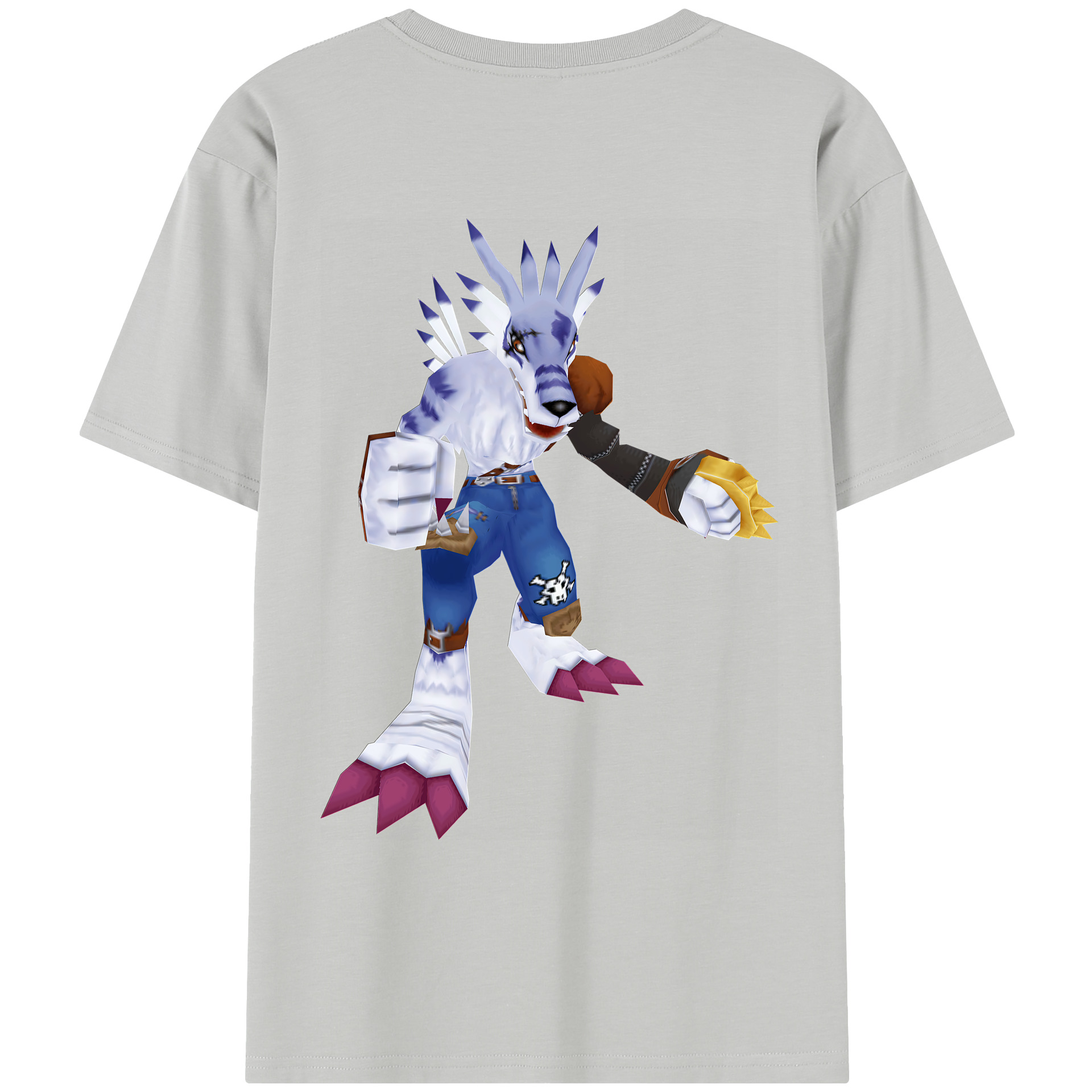 （画像用） Digimon デジタルモンスター/デジモン レディース半袖Tシャツ(バックプリント)