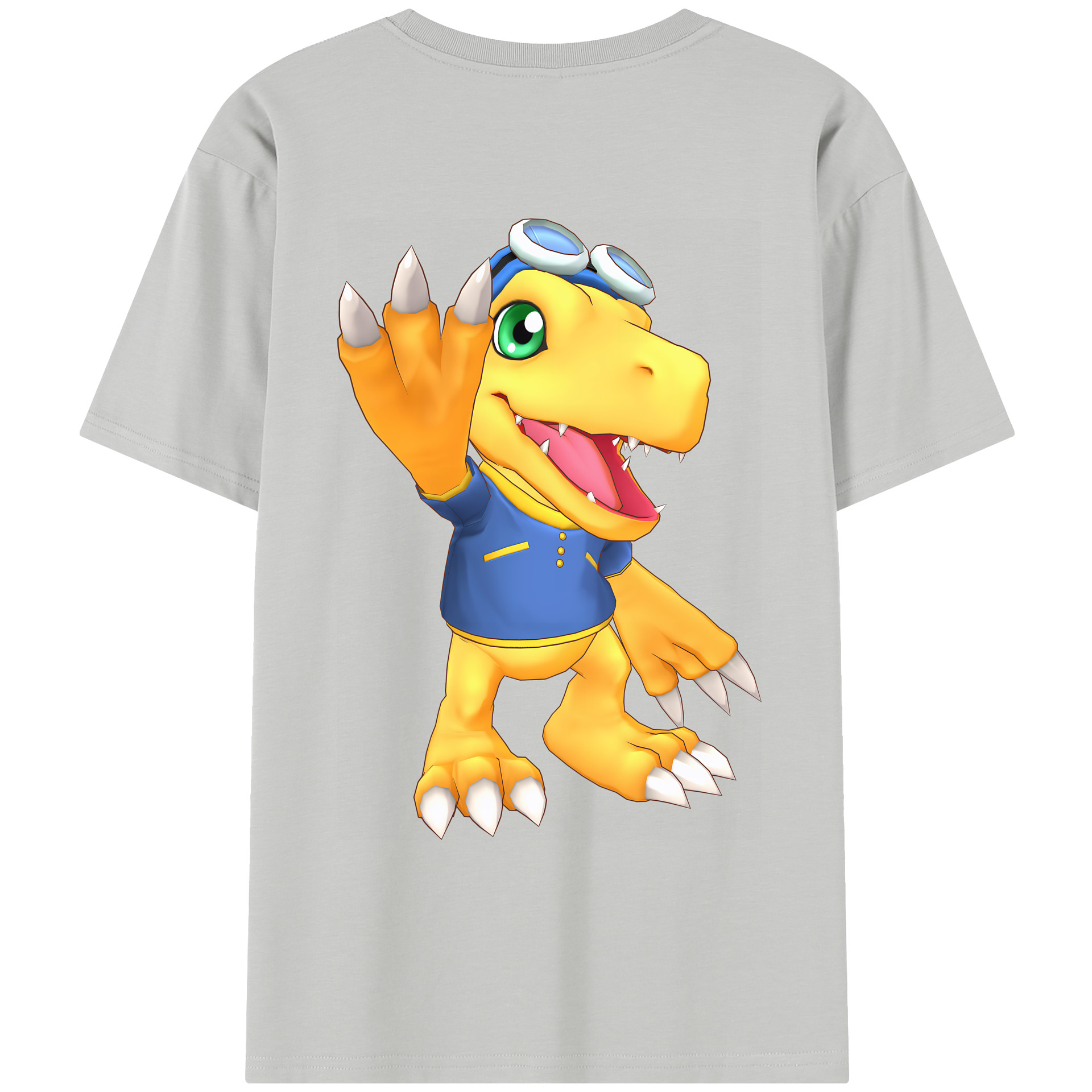 （画像用） Digimon デジタルモンスター/デジモン レディース半袖Tシャツ(バックプリント)