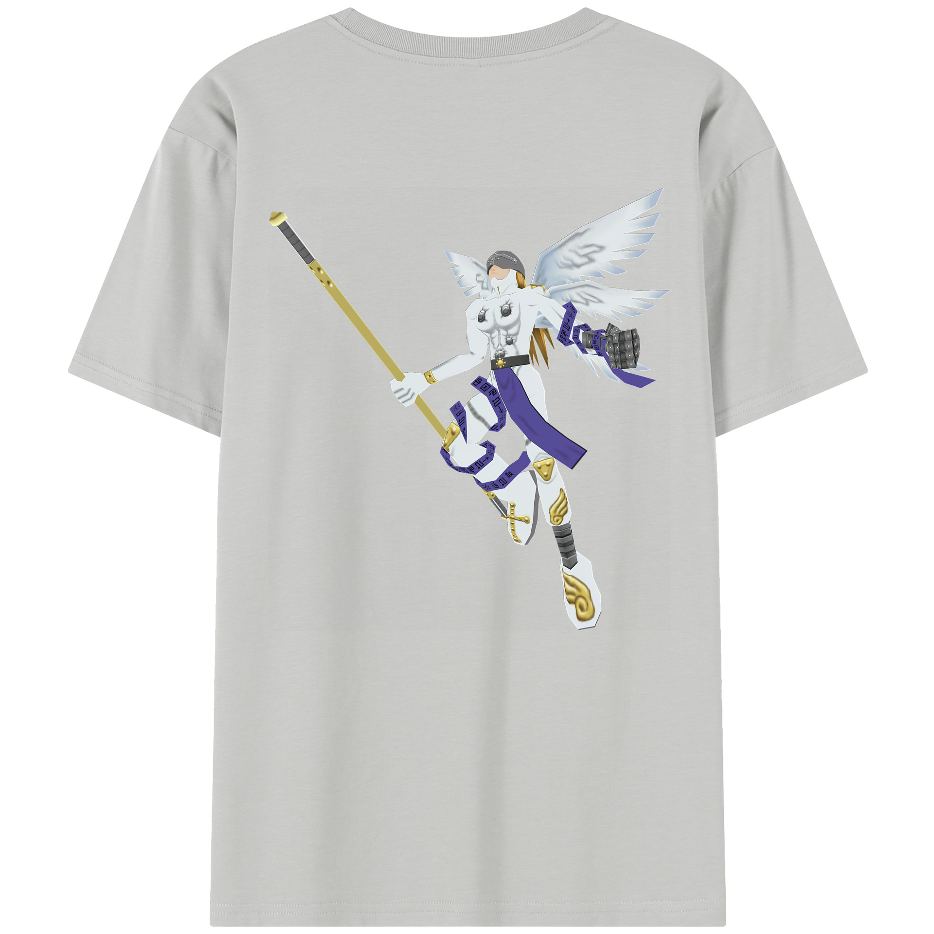 （画像用） Digimon デジタルモンスター/デジモン レディース半袖Tシャツ(バックプリント)