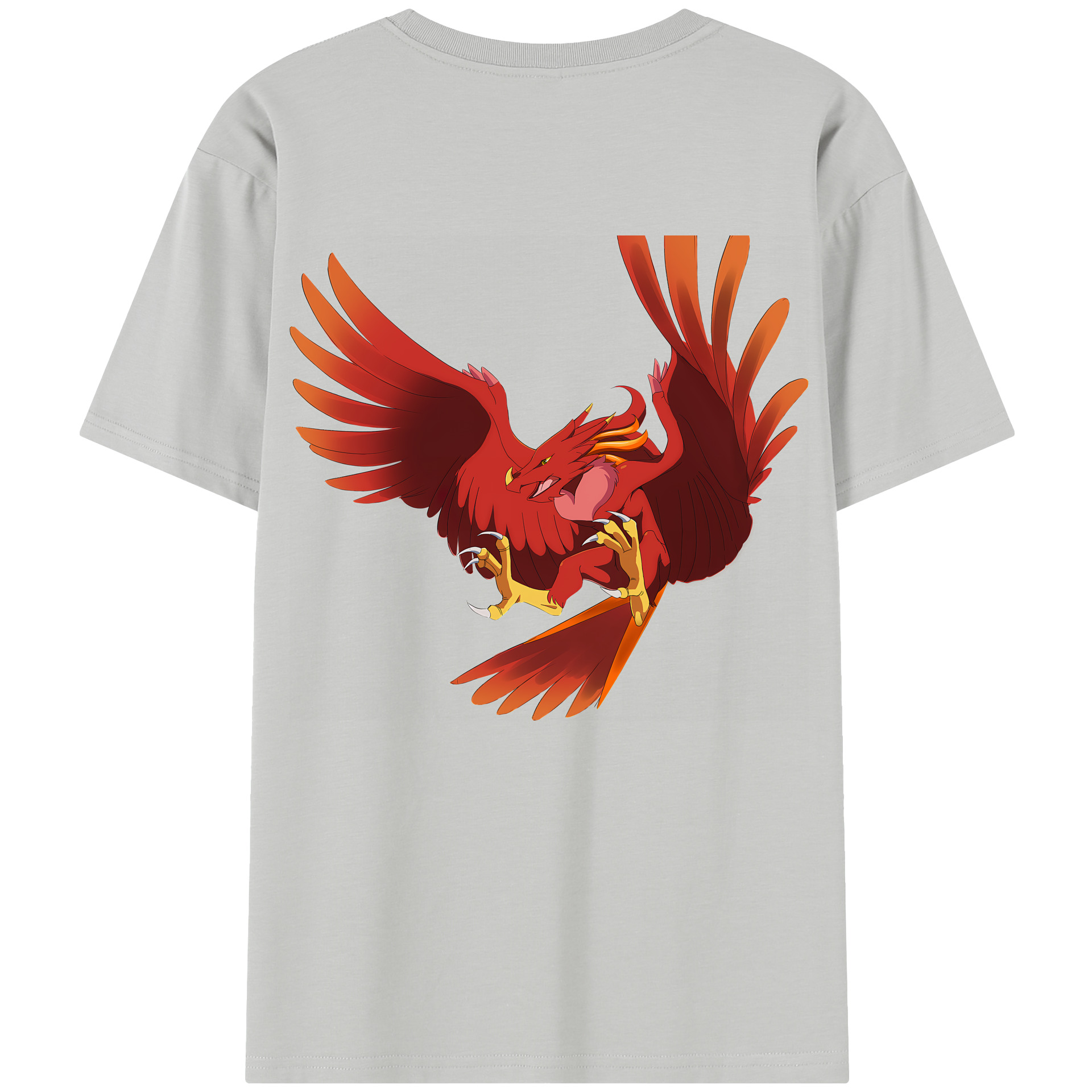 （画像用） Digimon デジタルモンスター/デジモン レディース半袖Tシャツ(バックプリント)