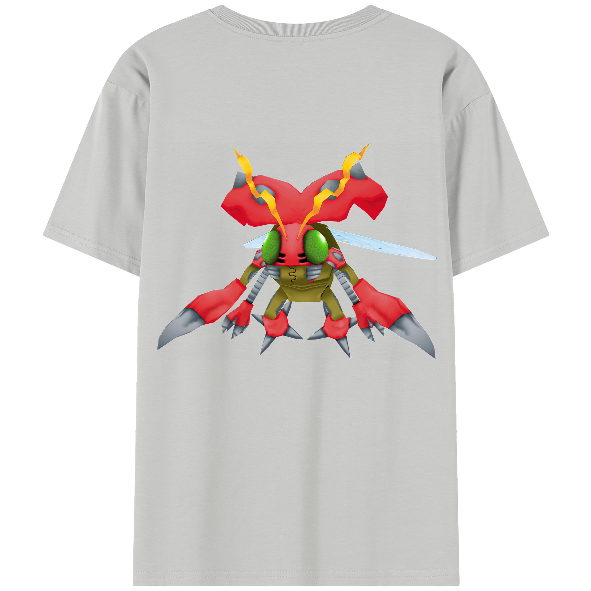 （画像用） Digimon デジタルモンスター/デジモン レディース半袖Tシャツ(バックプリント)
