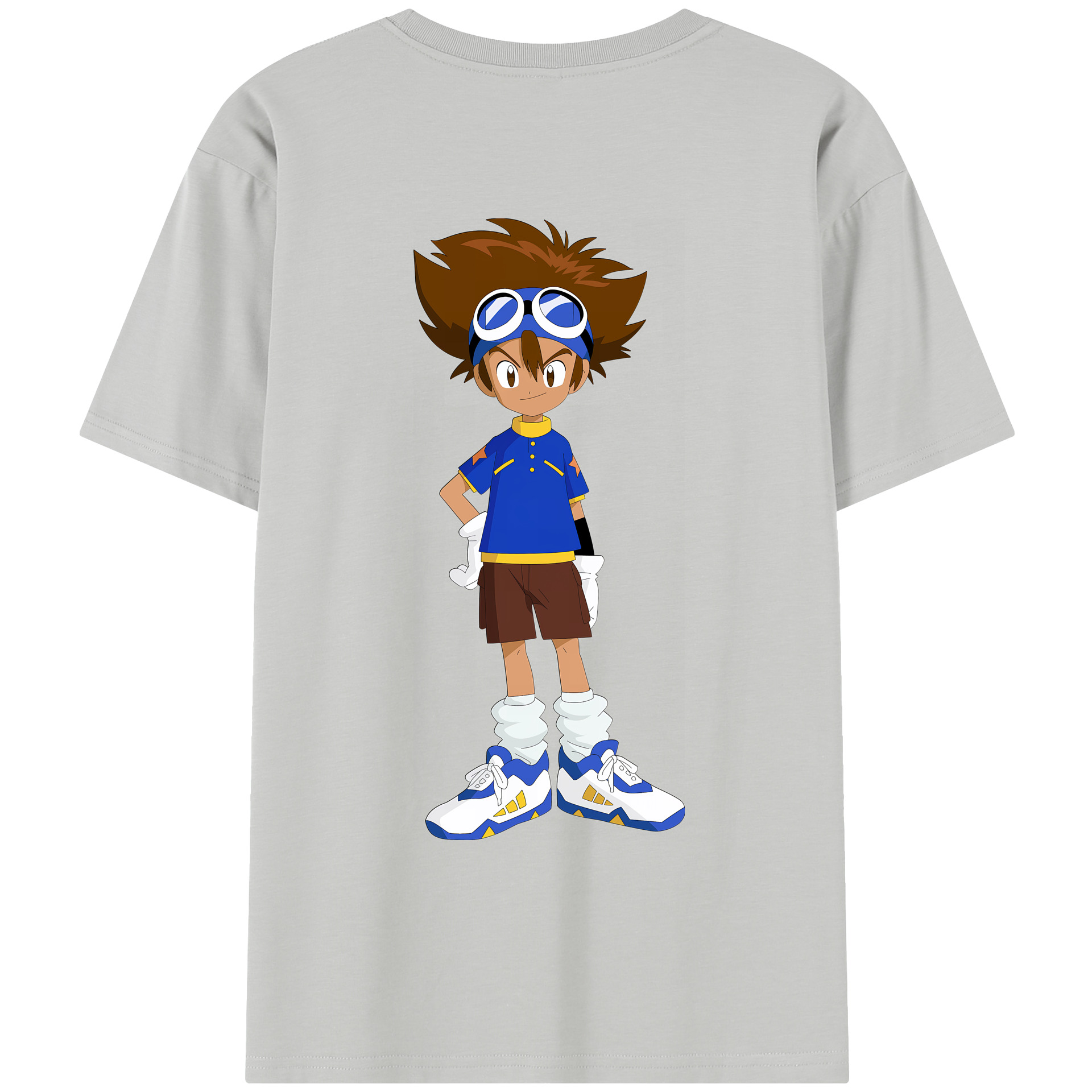 （画像用） Digimon デジタルモンスター/デジモン レディース半袖Tシャツ(バックプリント)