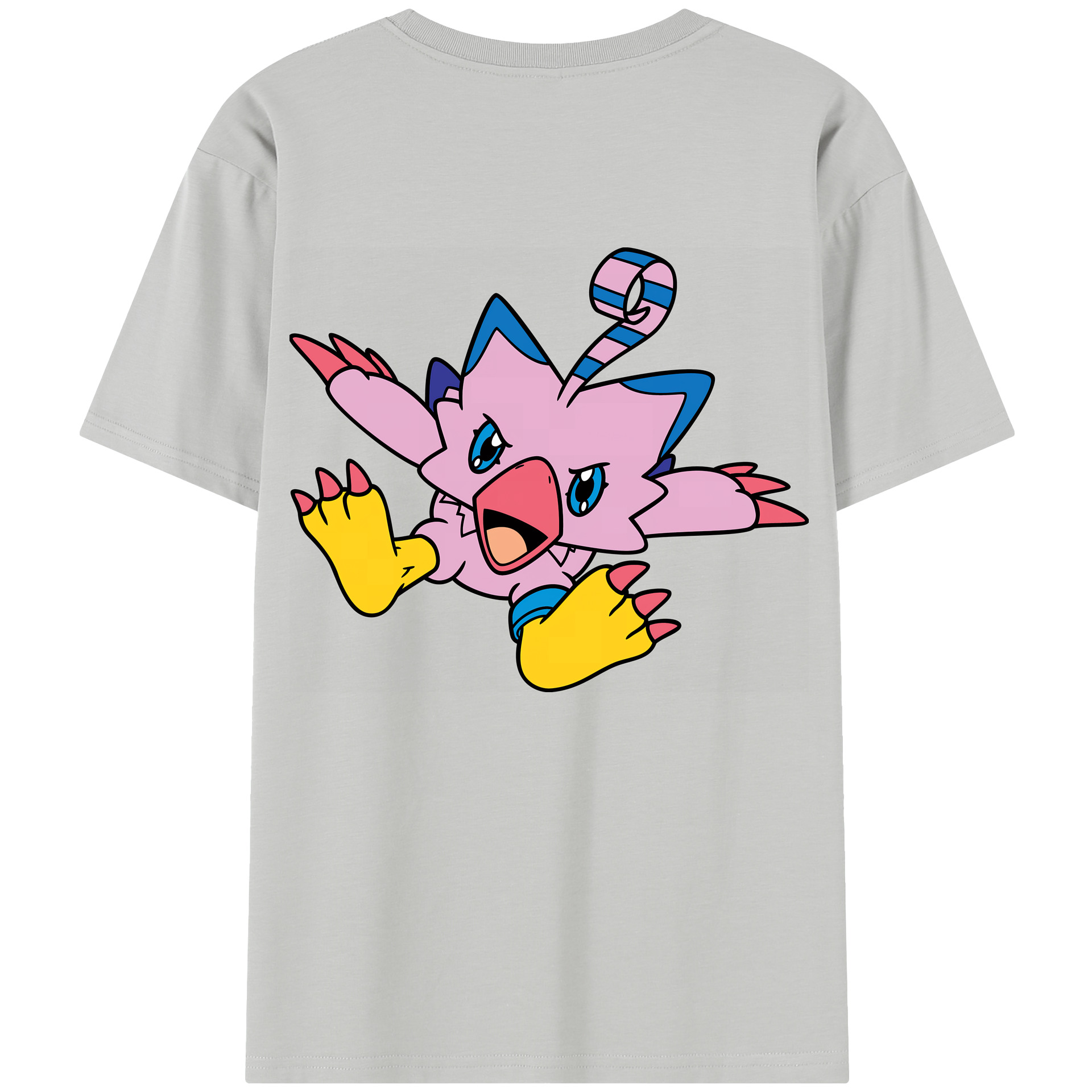 （画像用） Digimon デジタルモンスター/デジモン レディース半袖Tシャツ(バックプリント)