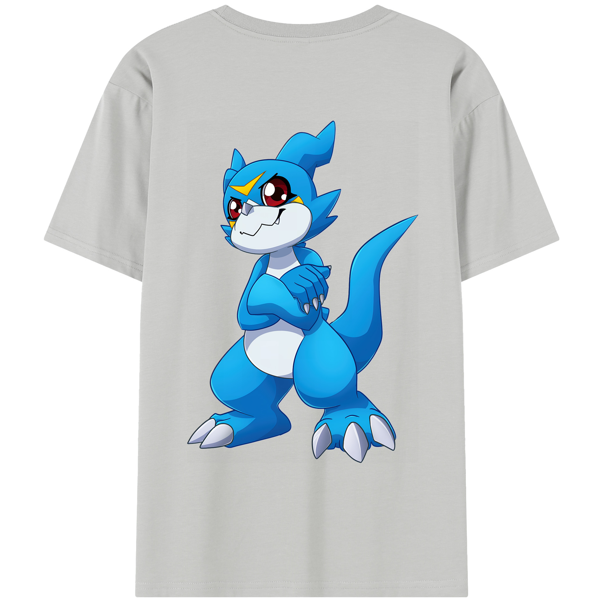 （画像用） Digimon デジタルモンスター/デジモン レディース半袖Tシャツ(バックプリント)