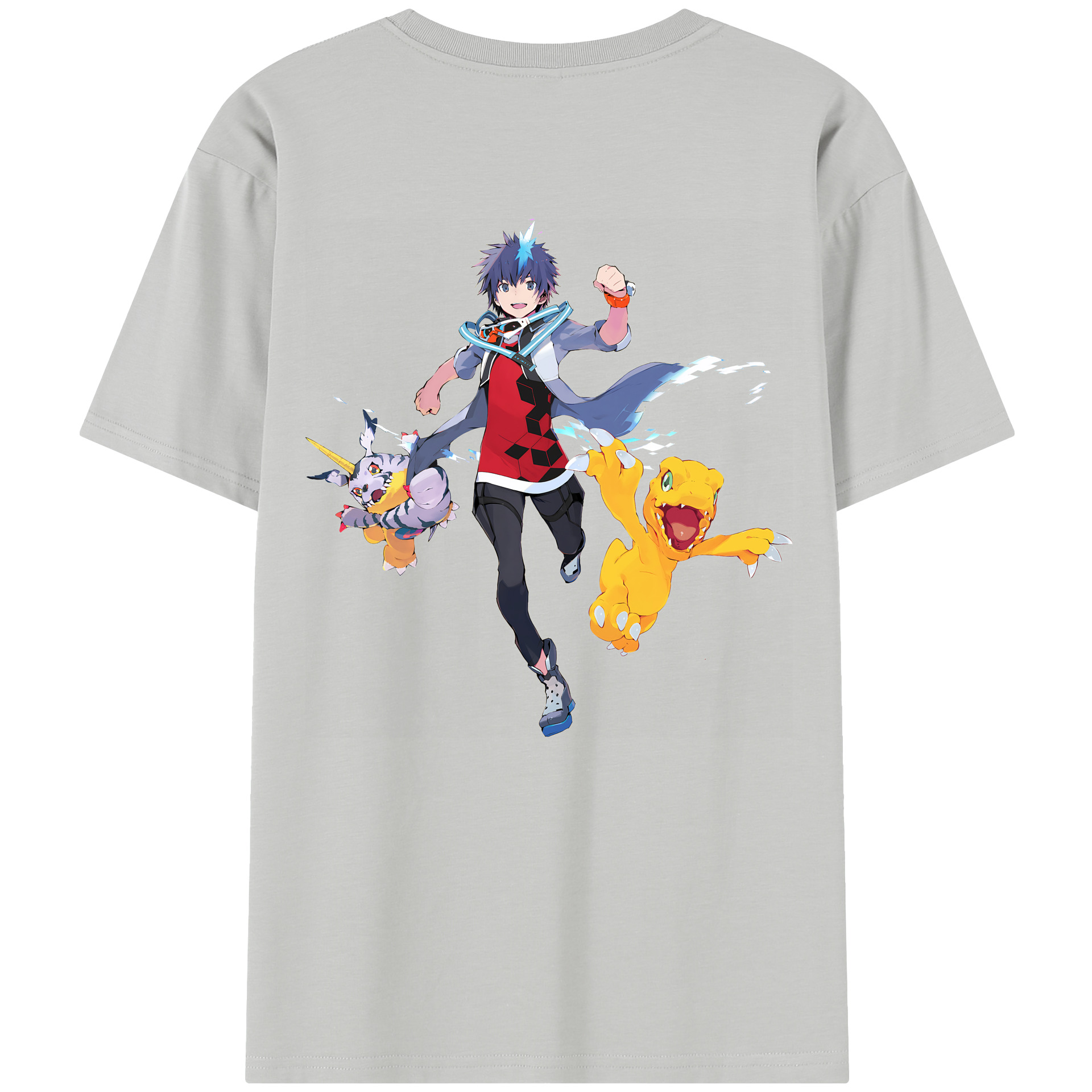（画像用） Digimon デジタルモンスター/デジモン レディース半袖Tシャツ(バックプリント)