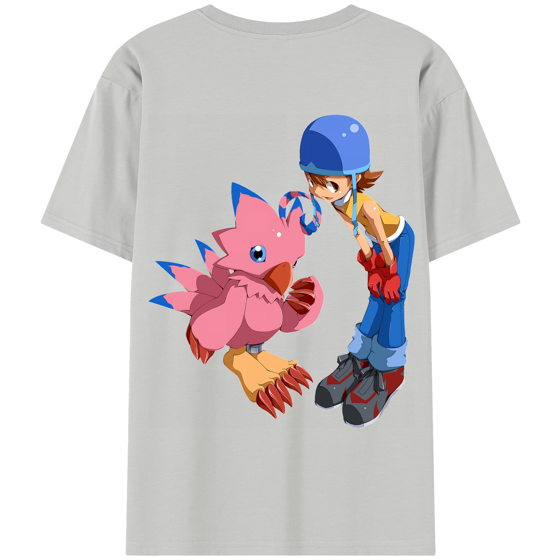 （画像用） Digimon デジタルモンスター/デジモン レディース半袖Tシャツ(バックプリント)