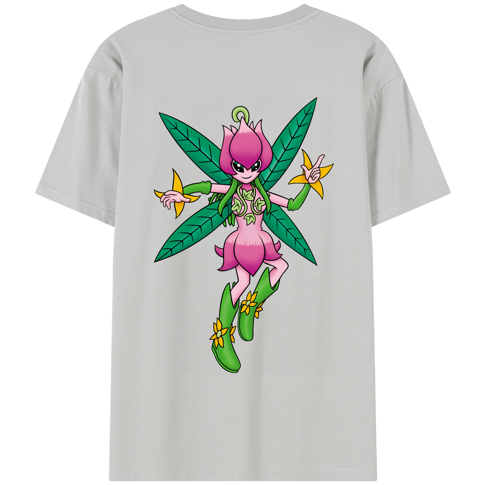 （画像用） Digimon デジタルモンスター/デジモン レディース半袖Tシャツ(バックプリント)