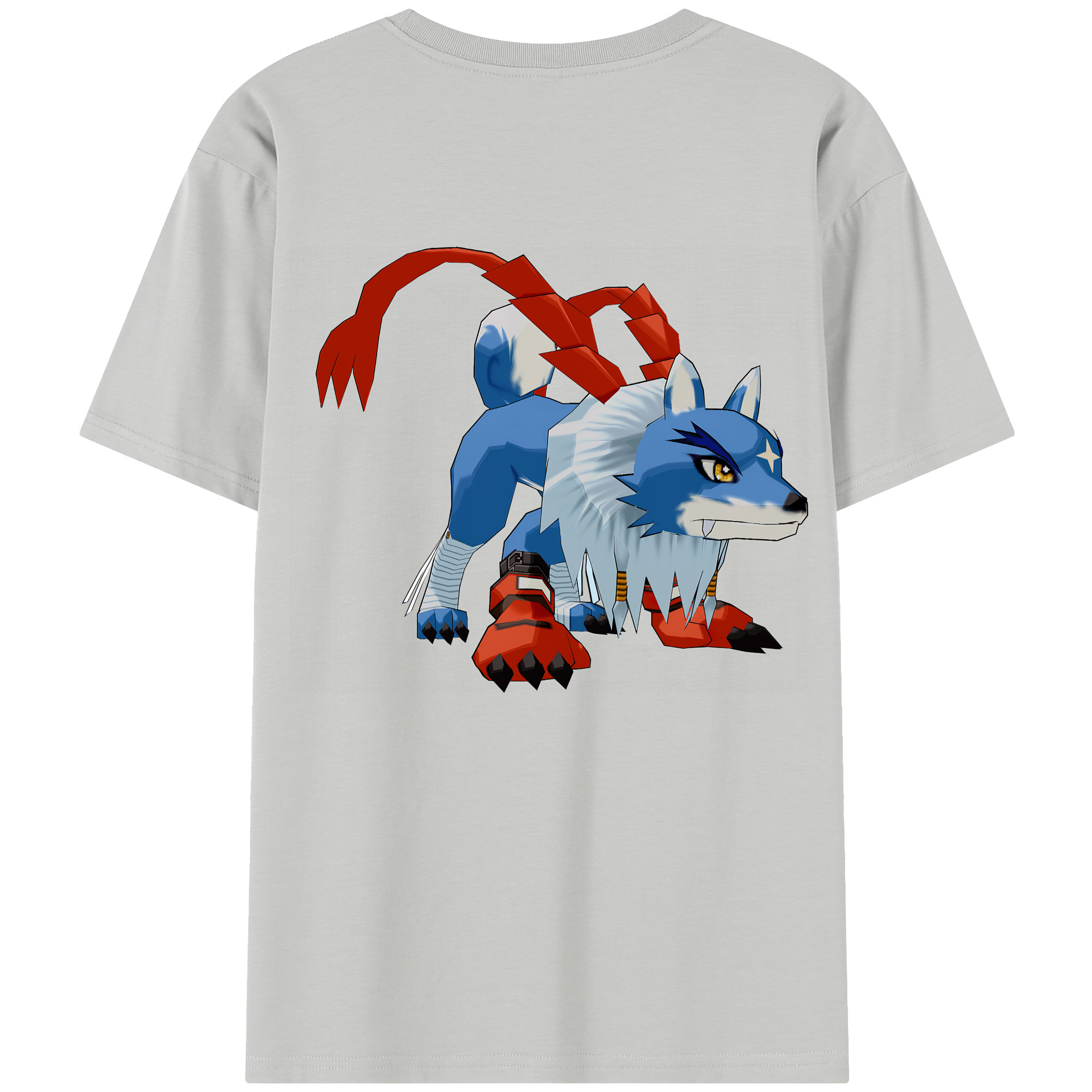 （画像用） Digimon デジタルモンスター/デジモン レディース半袖Tシャツ(バックプリント)