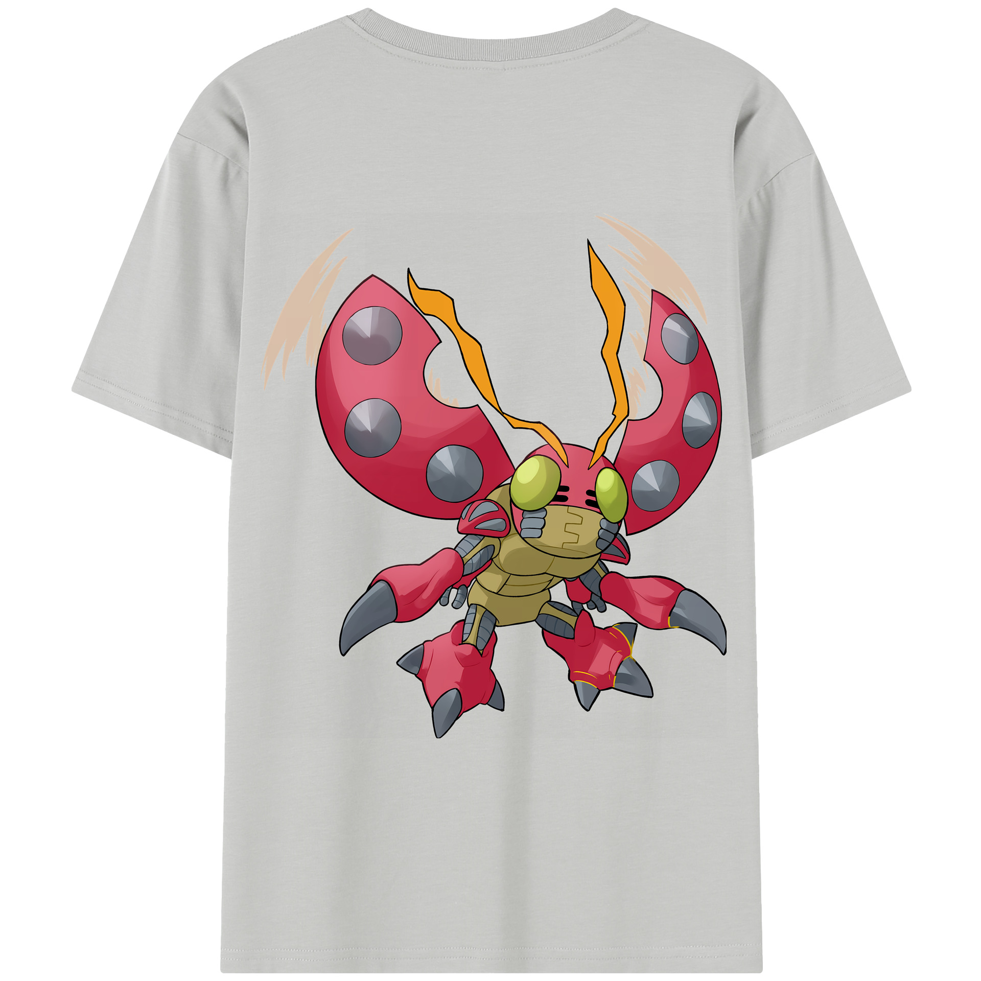 （画像用） Digimon デジタルモンスター/デジモン レディース半袖Tシャツ(バックプリント)