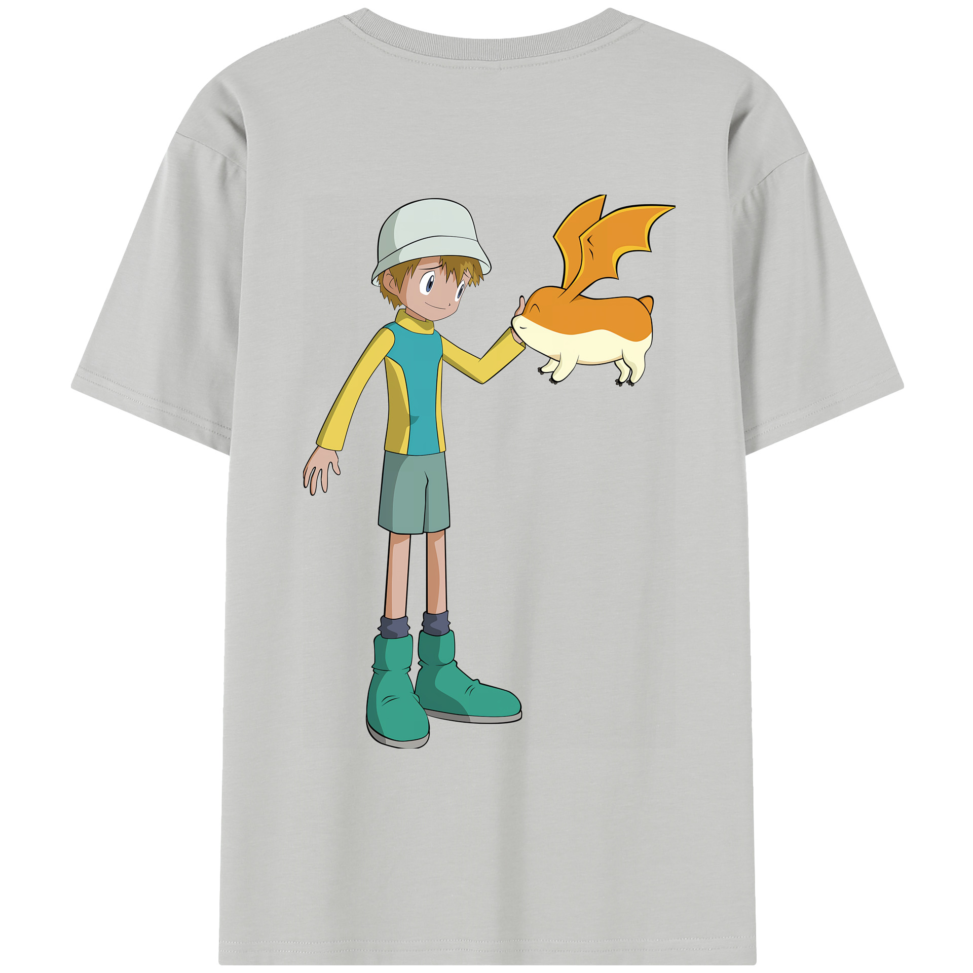 （画像用） Digimon デジタルモンスター/デジモン レディース半袖Tシャツ(バックプリント)