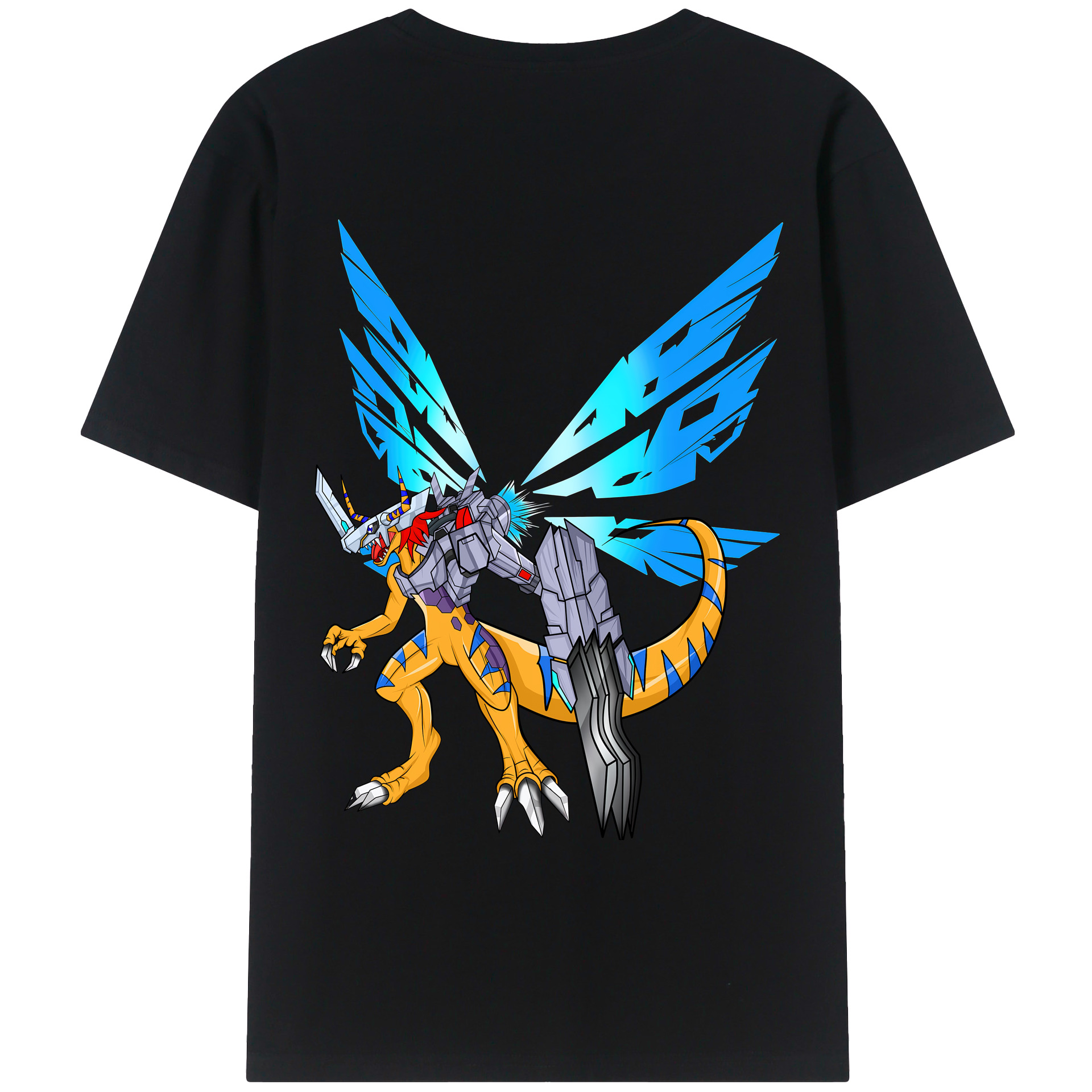 （画像用） Digimon デジタルモンスター/デジモン レディース半袖Tシャツ(バックプリント)