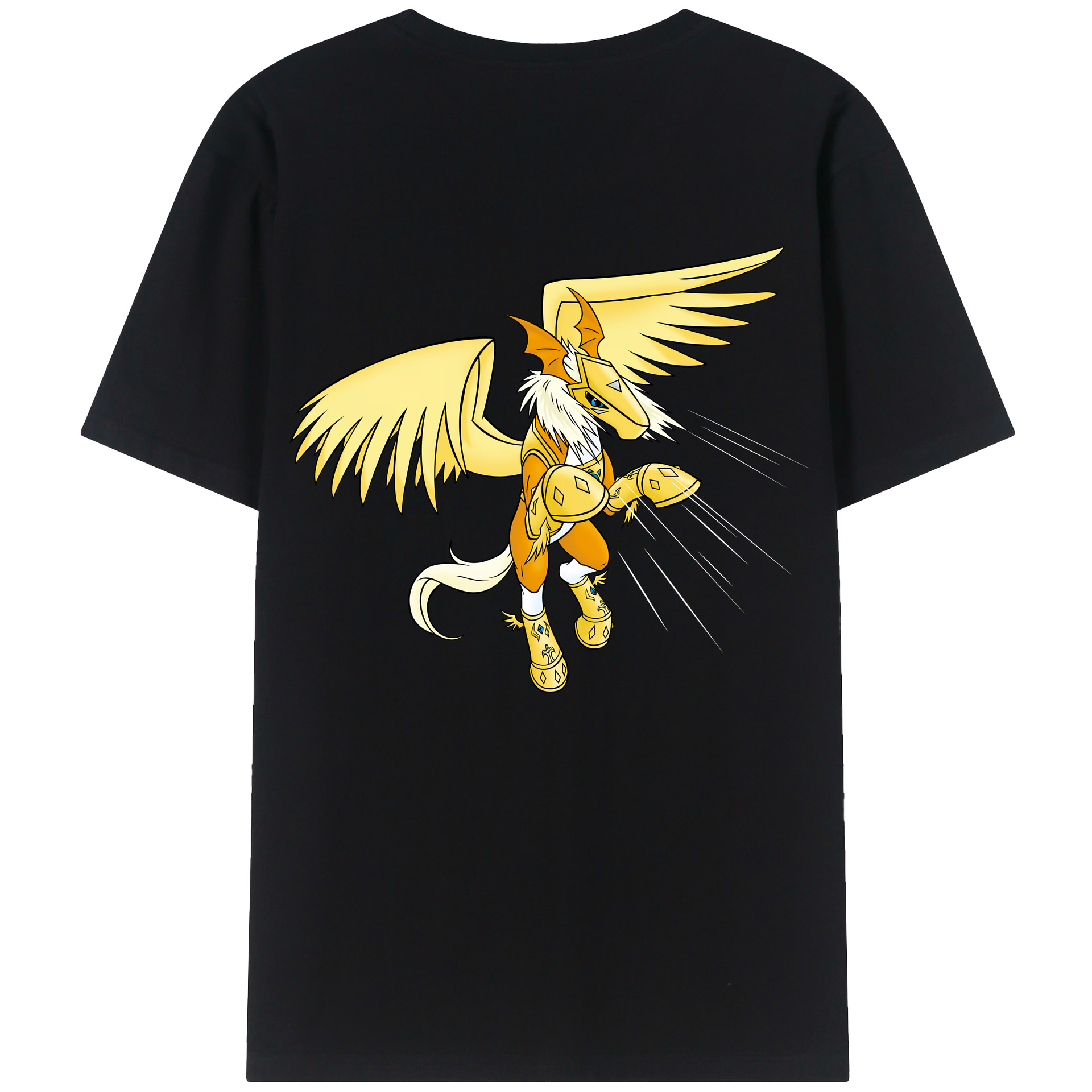 （画像用） Digimon デジタルモンスター/デジモン レディース半袖Tシャツ(バックプリント)