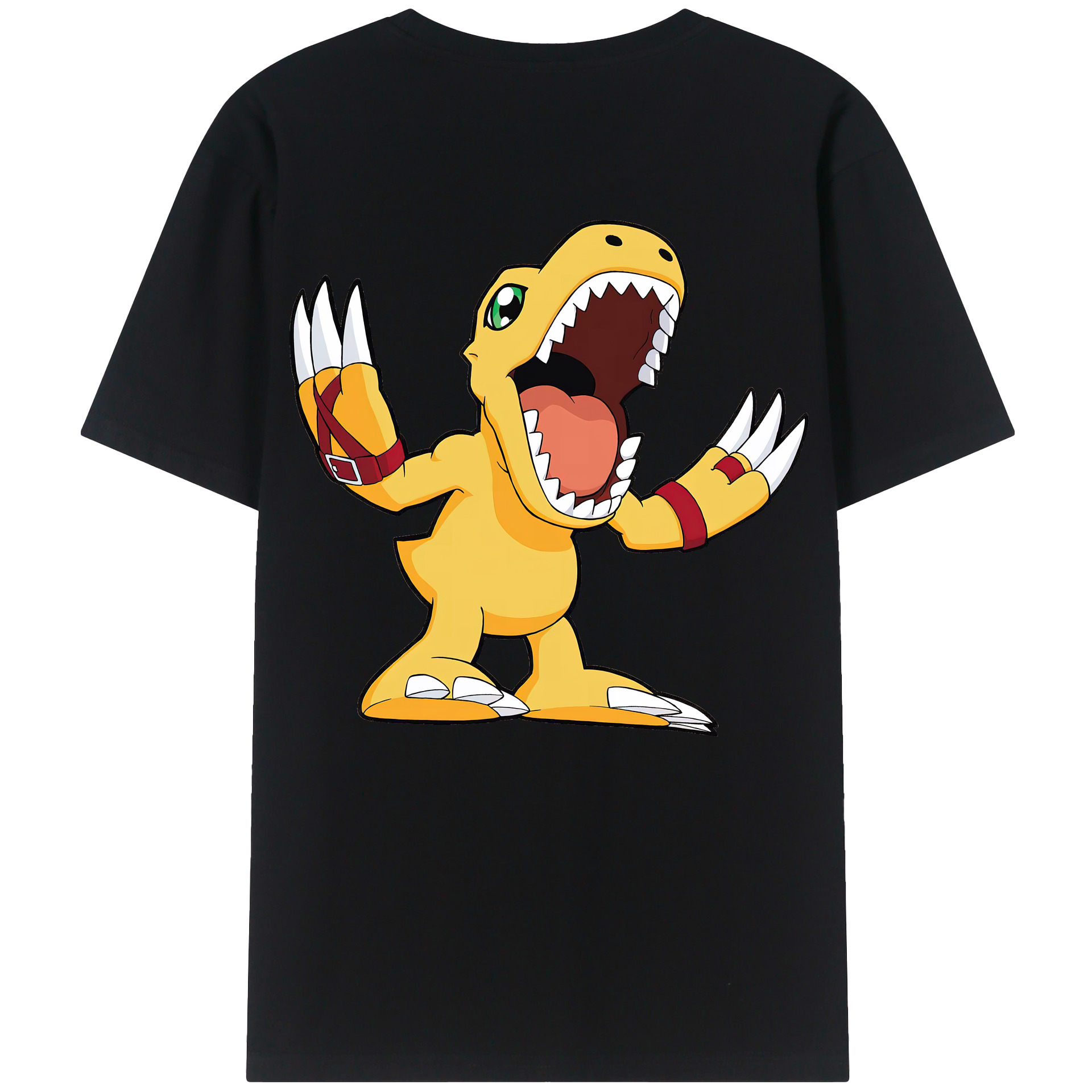 （画像用） Digimon デジタルモンスター/デジモン レディース半袖Tシャツ(バックプリント)