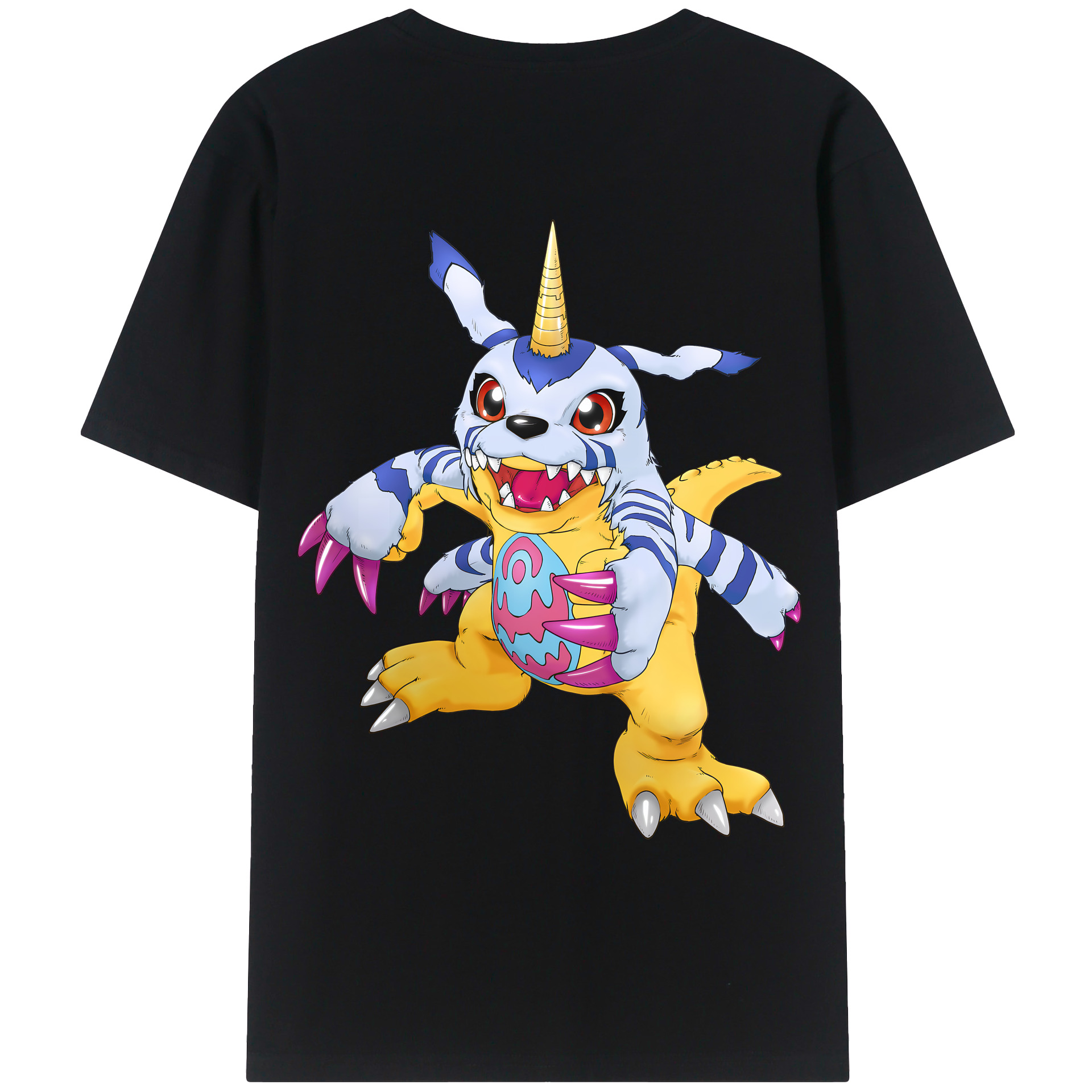 （画像用） Digimon デジタルモンスター/デジモン レディース半袖Tシャツ(バックプリント)