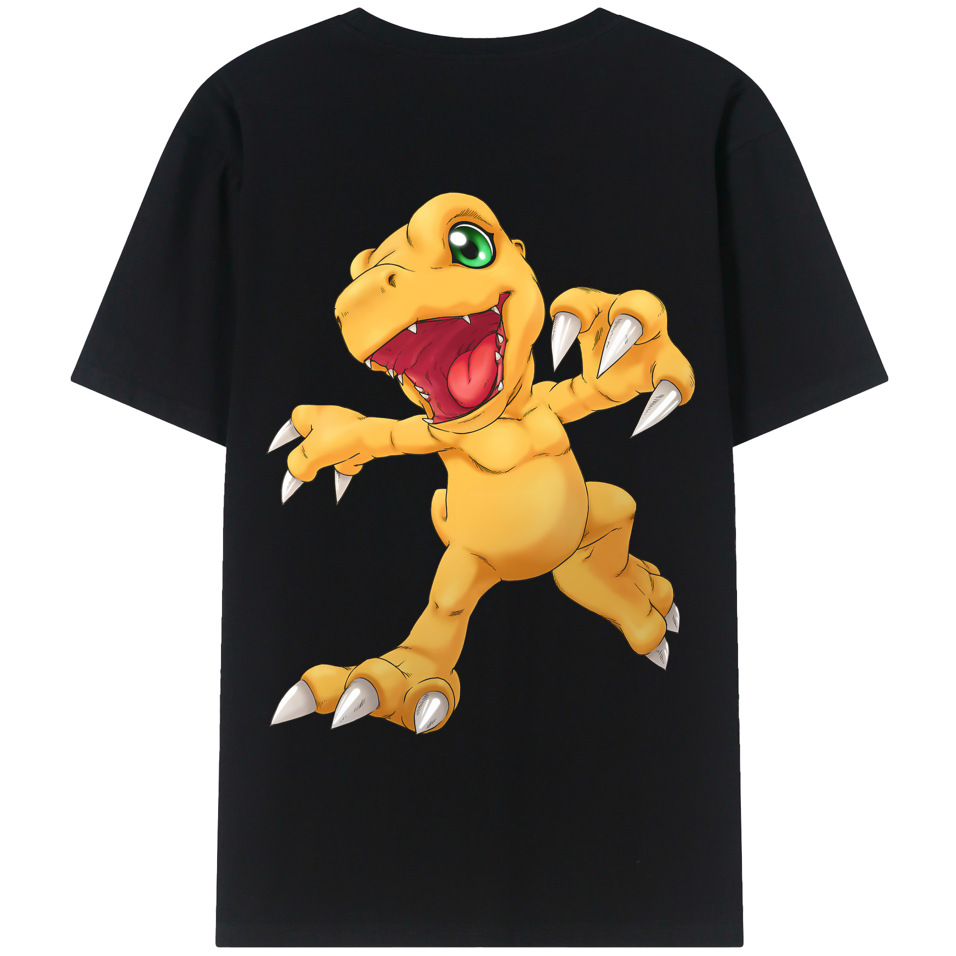 （画像用） Digimon デジタルモンスター/デジモン レディース半袖Tシャツ(バックプリント)
