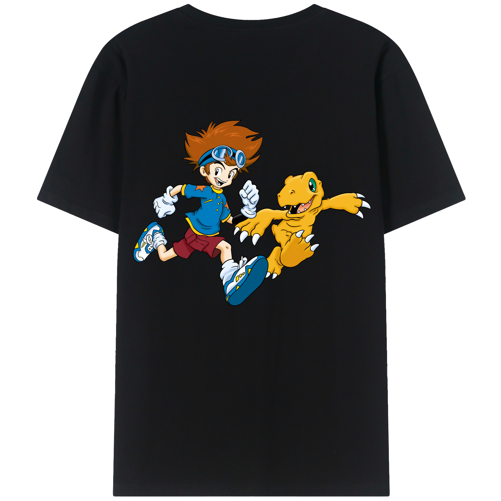 （画像用） Digimon デジタルモンスター/デジモン レディース半袖Tシャツ(バックプリント)
