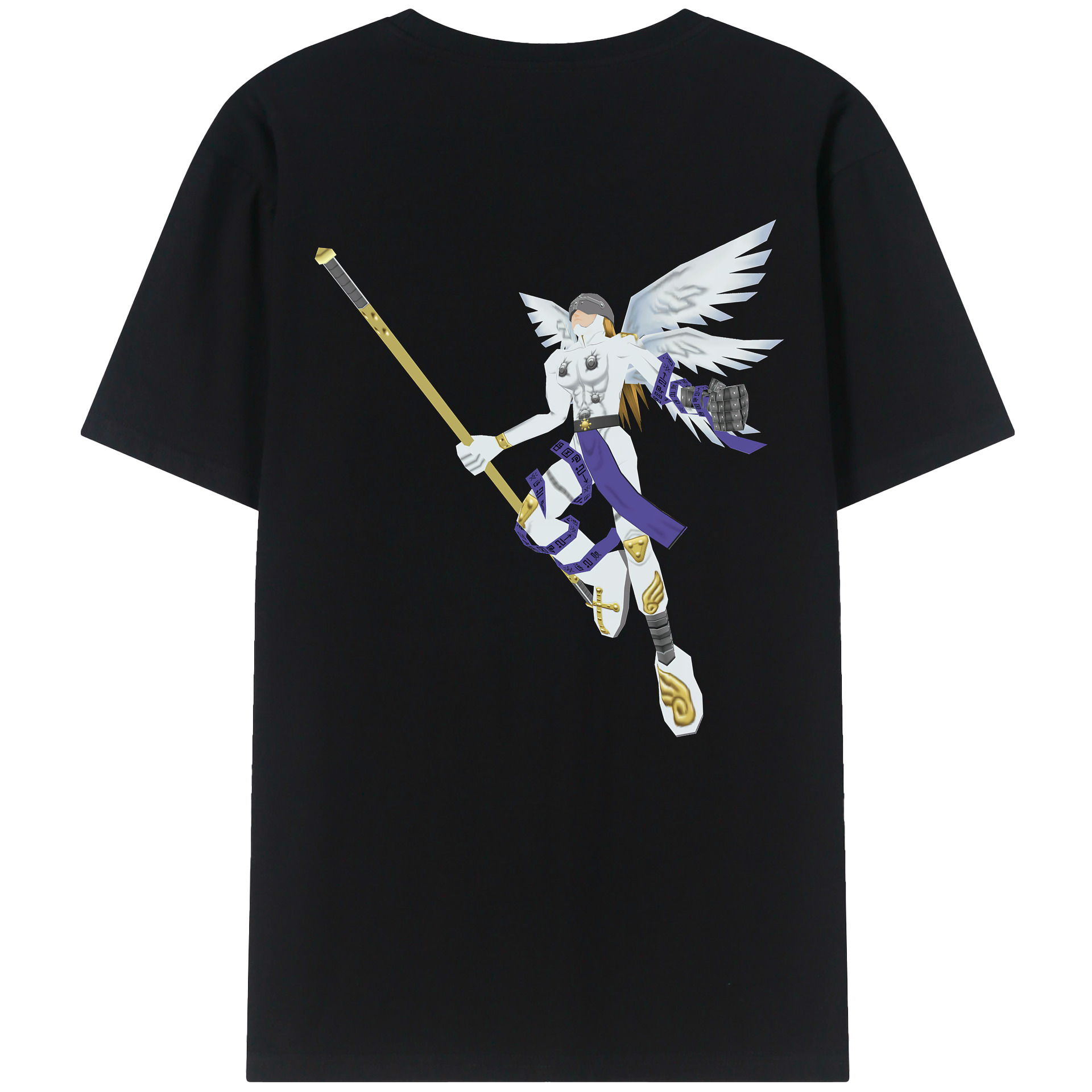 （画像用） Digimon デジタルモンスター/デジモン レディース半袖Tシャツ(バックプリント)