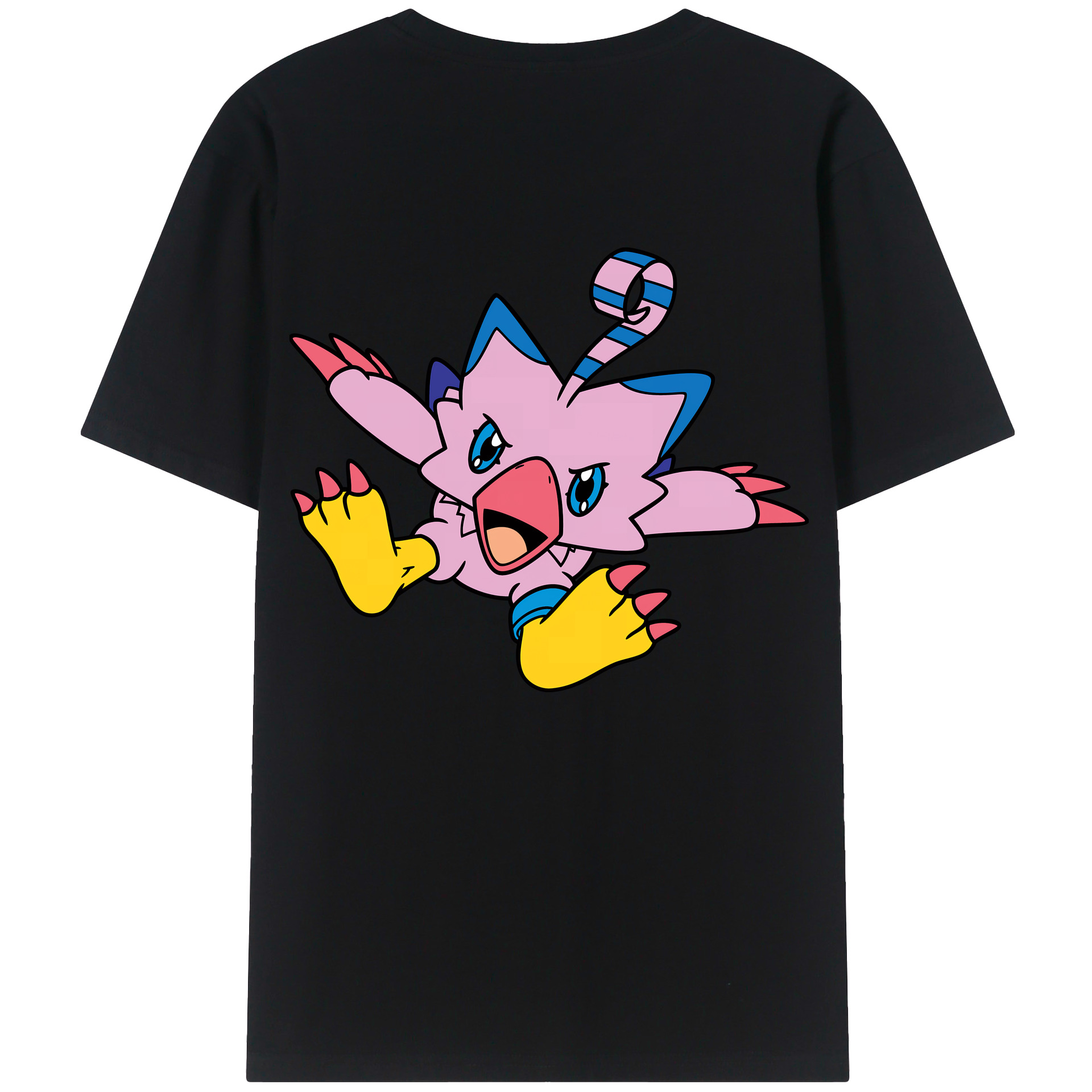 （画像用） Digimon デジタルモンスター/デジモン レディース半袖Tシャツ(バックプリント)