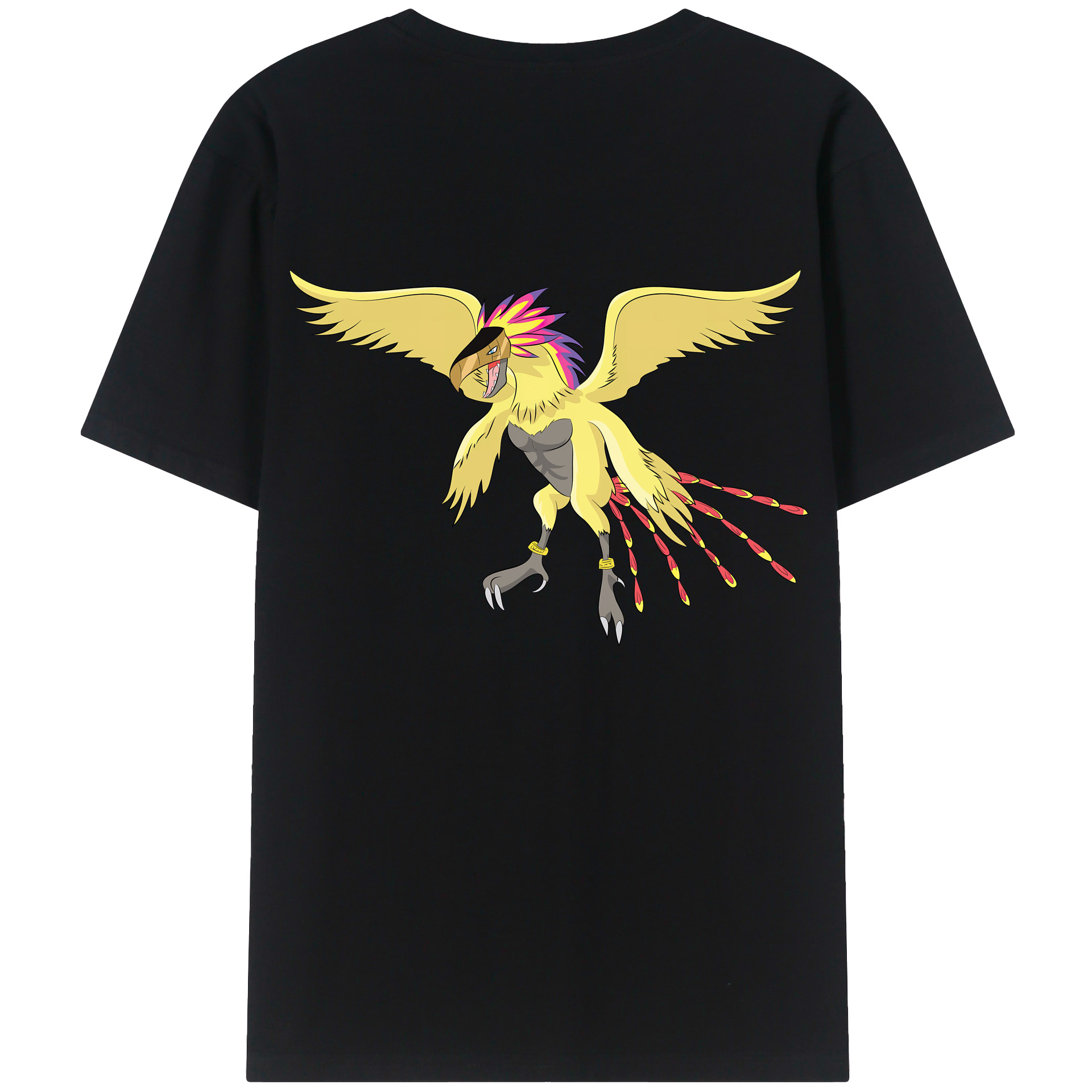 （画像用） Digimon デジタルモンスター/デジモン レディース半袖Tシャツ(バックプリント)