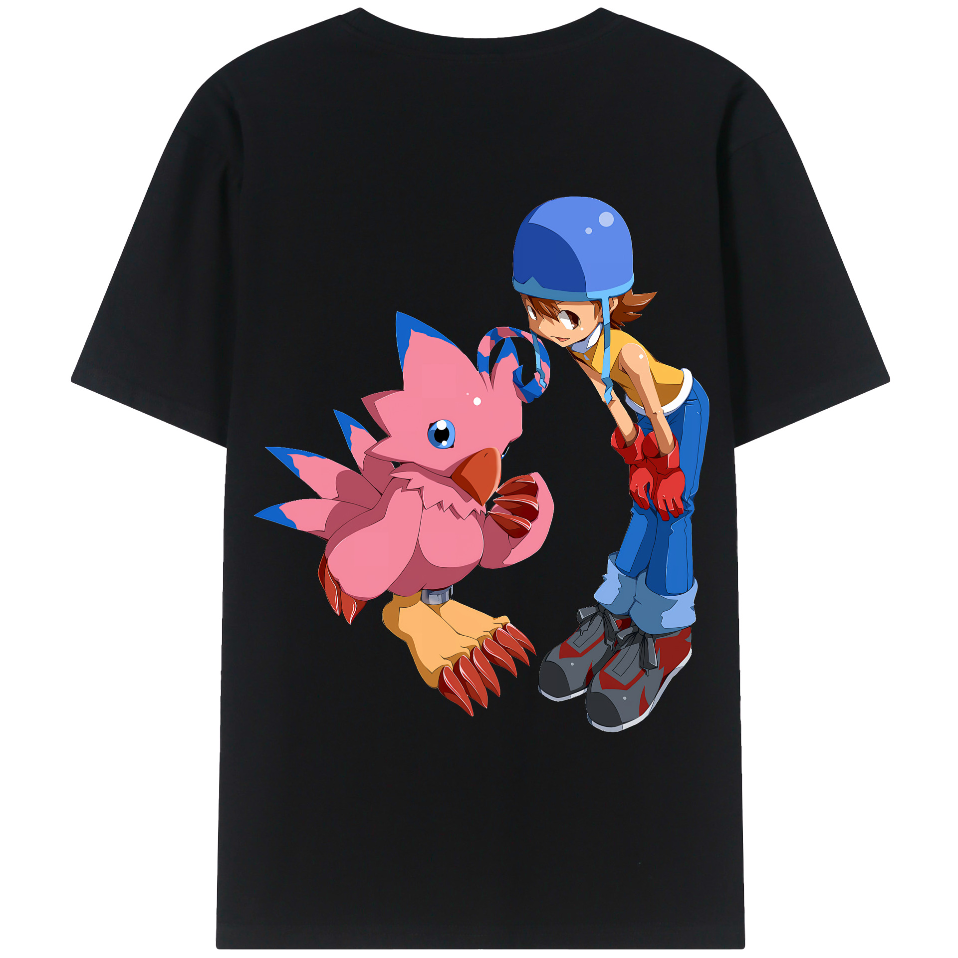 （画像用） Digimon デジタルモンスター/デジモン レディース半袖Tシャツ(バックプリント)