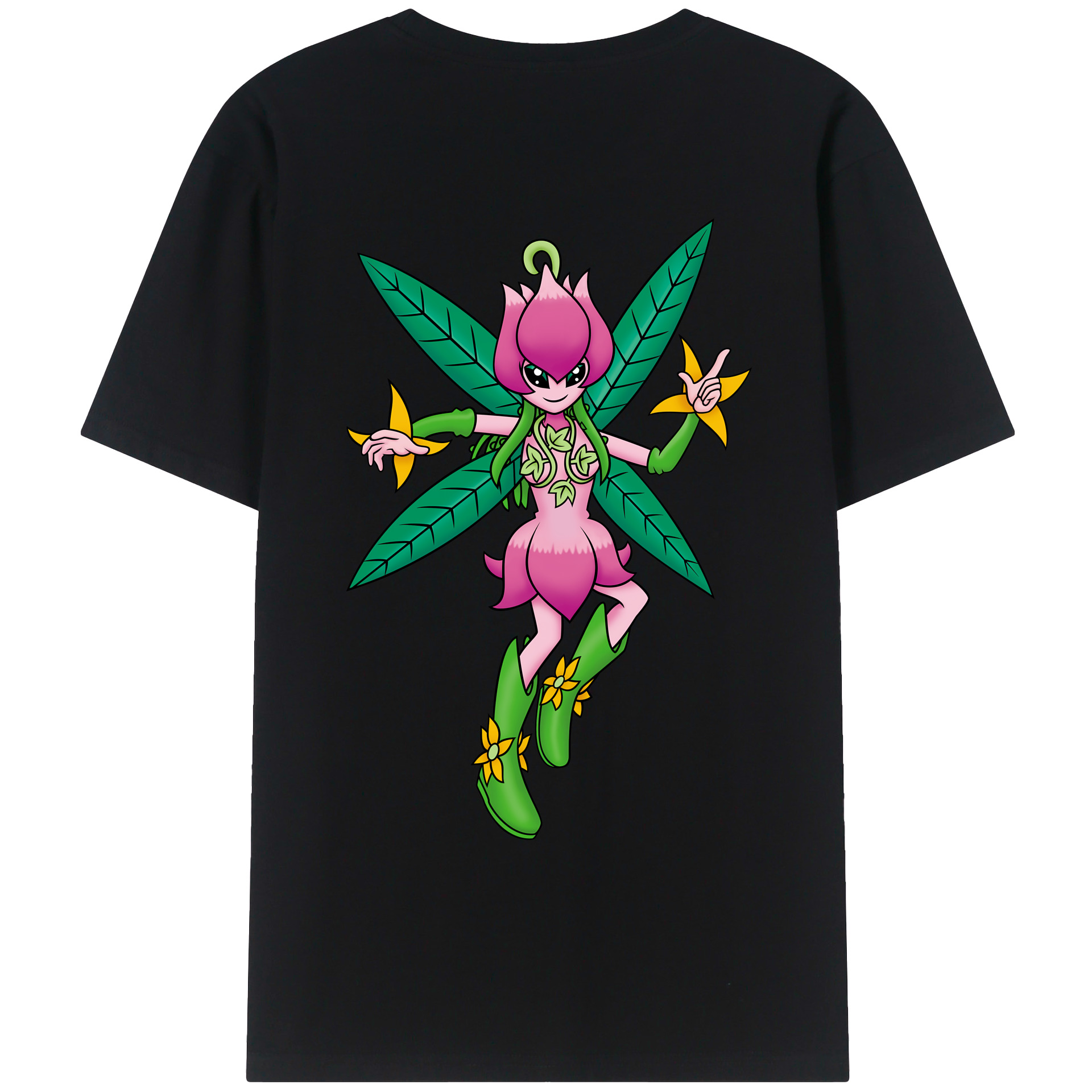 （画像用） Digimon デジタルモンスター/デジモン レディース半袖Tシャツ(バックプリント)