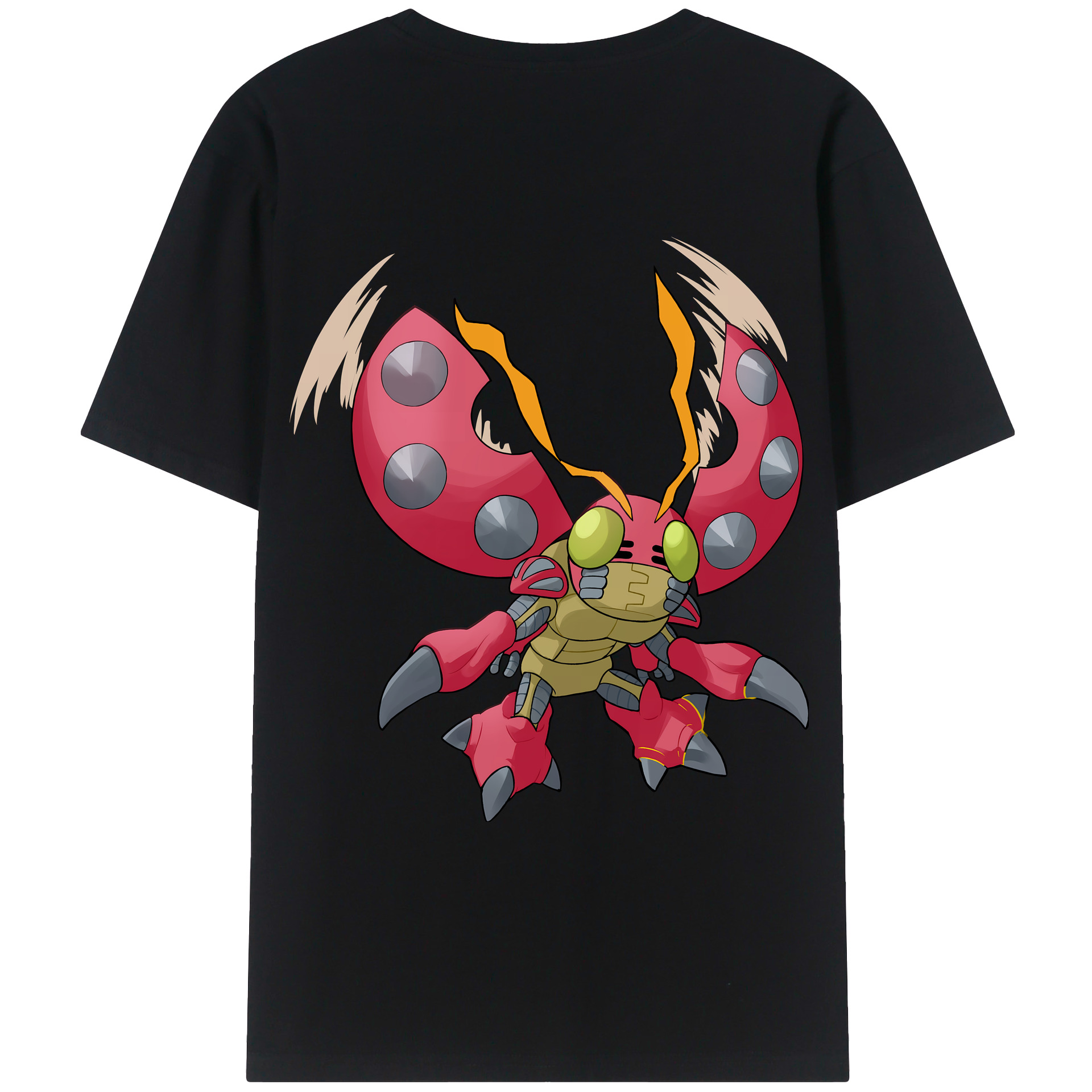 （画像用） Digimon デジタルモンスター/デジモン レディース半袖Tシャツ(バックプリント)