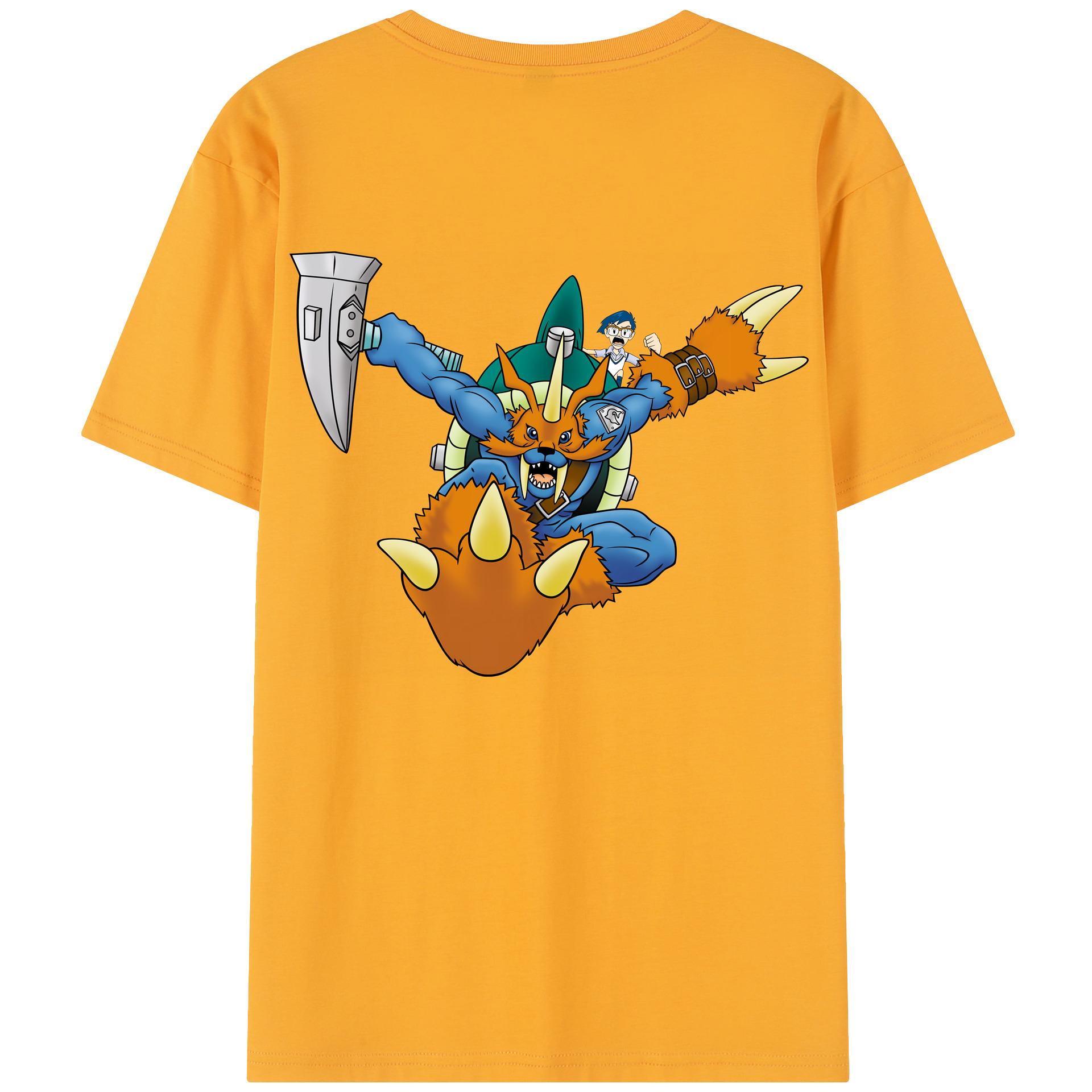 （画像用） Digimon デジタルモンスター/デジモン レディース半袖Tシャツ(バックプリント)