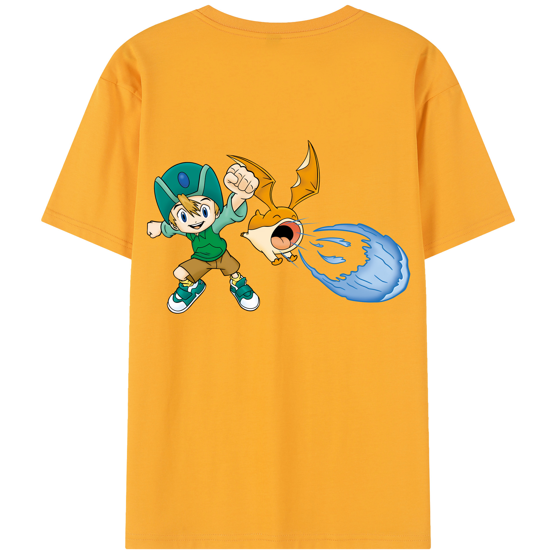 （画像用） Digimon デジタルモンスター/デジモン レディース半袖Tシャツ(バックプリント)