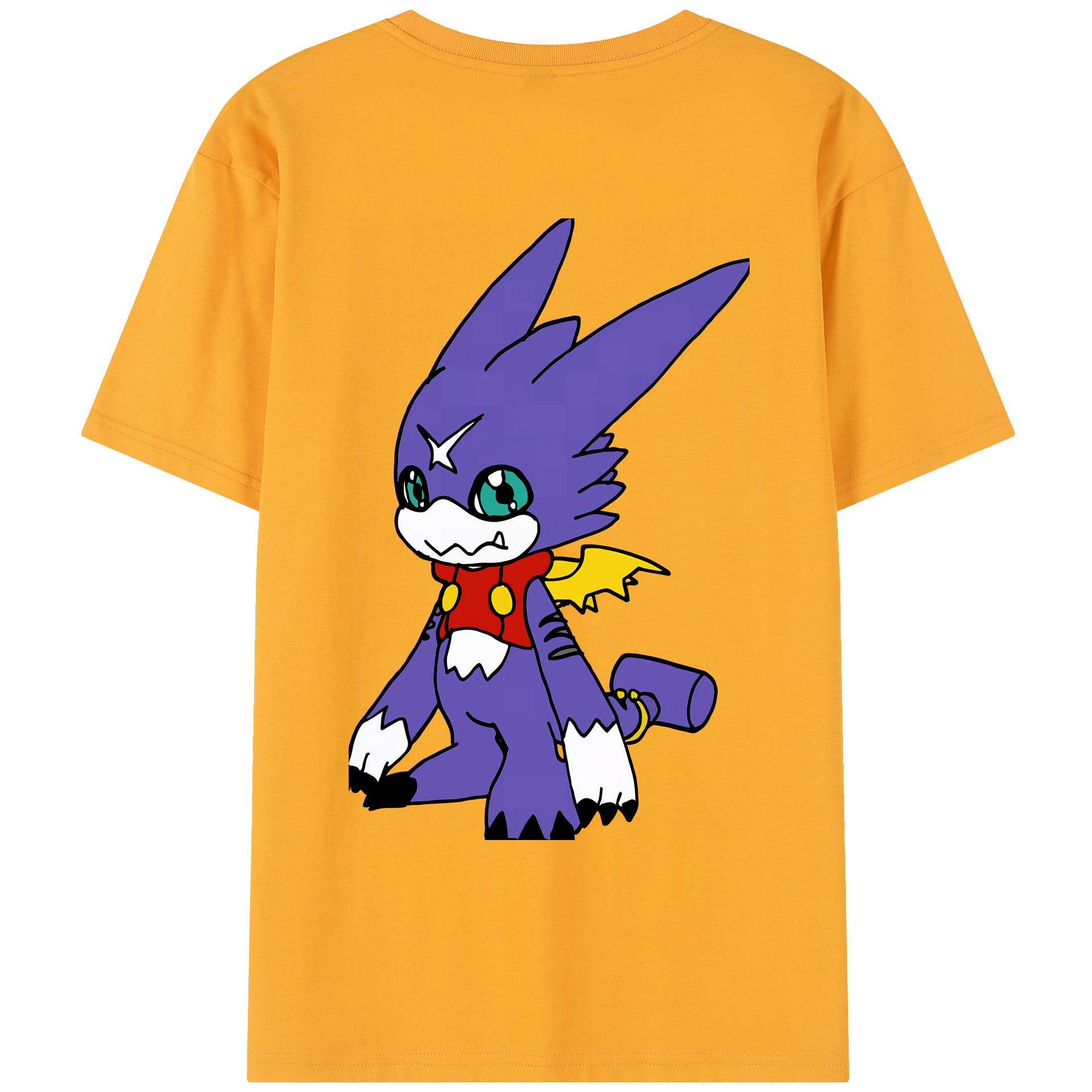 （画像用） Digimon デジタルモンスター/デジモン レディース半袖Tシャツ(バックプリント)