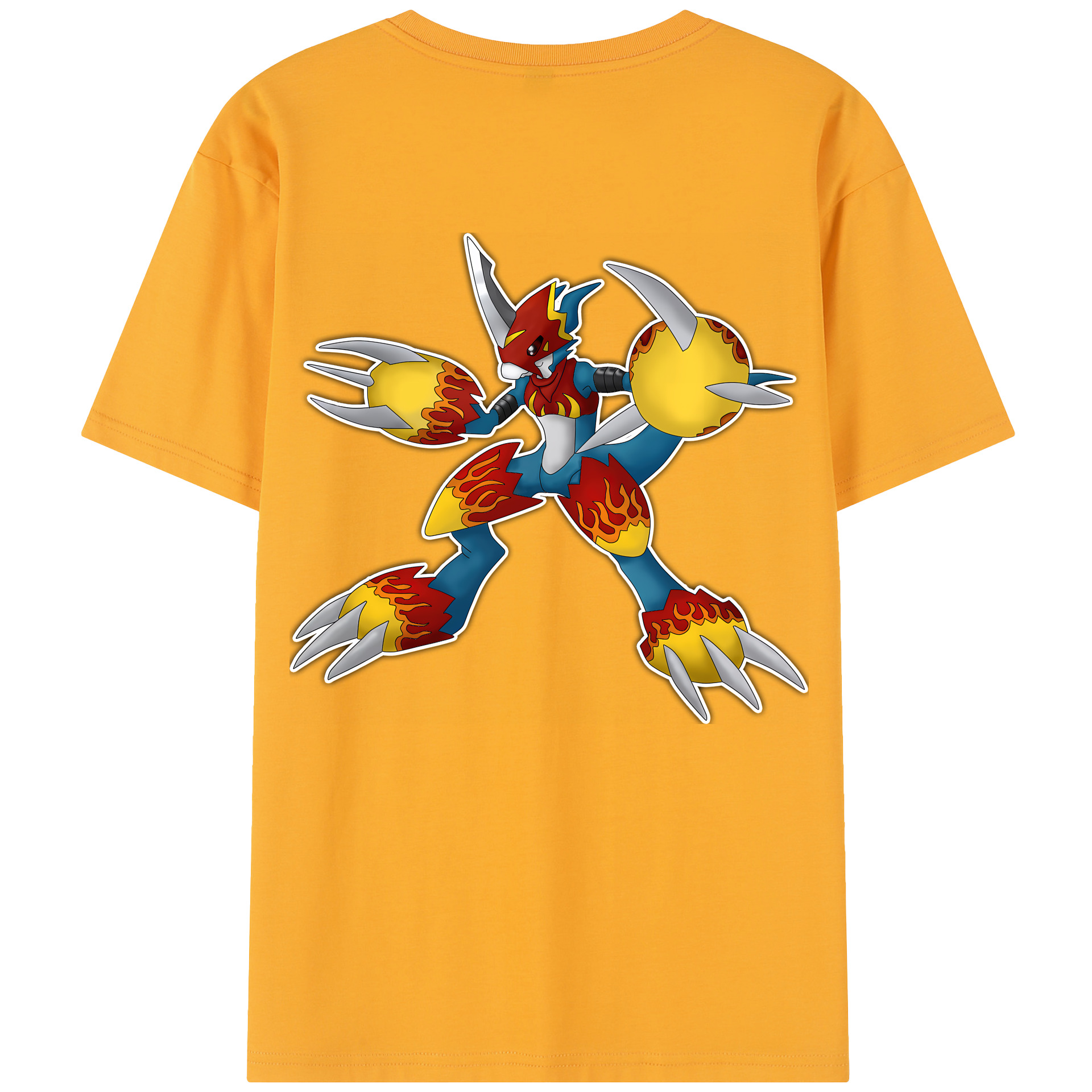 （画像用） Digimon デジタルモンスター/デジモン レディース半袖Tシャツ(バックプリント)