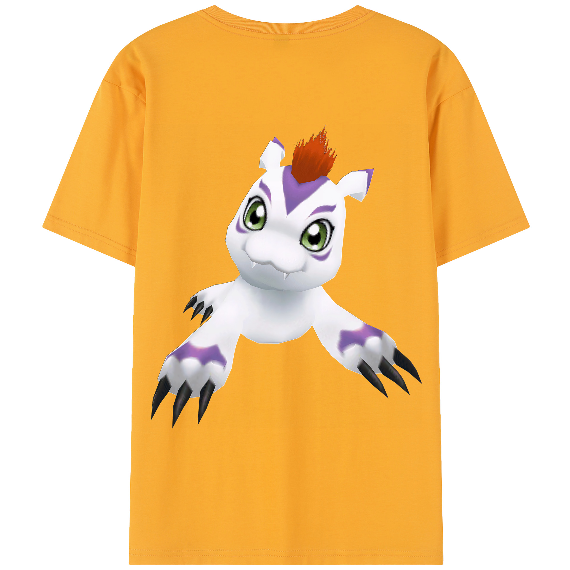 （画像用） Digimon デジタルモンスター/デジモン レディース半袖Tシャツ(バックプリント)