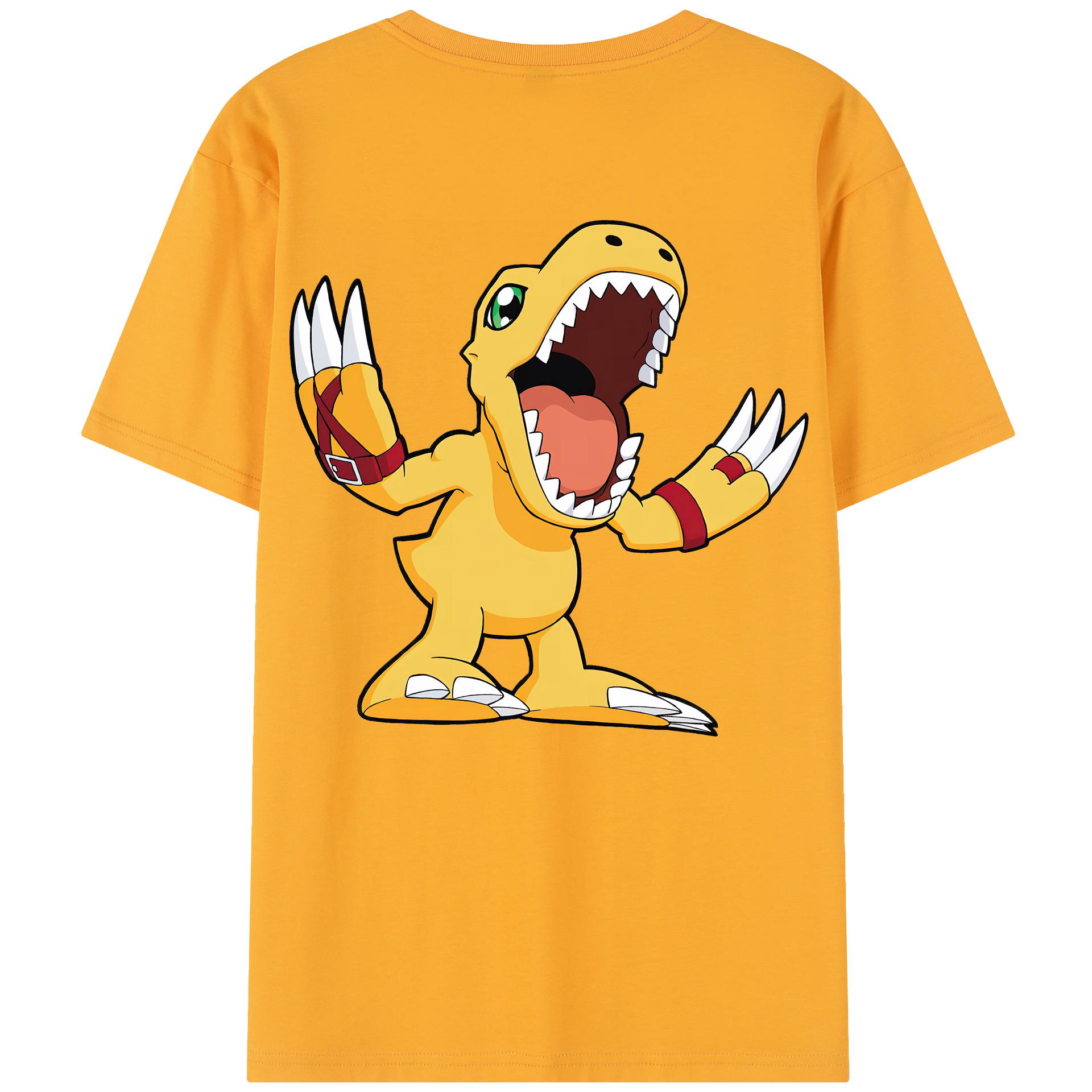 （画像用） Digimon デジタルモンスター/デジモン レディース半袖Tシャツ(バックプリント)