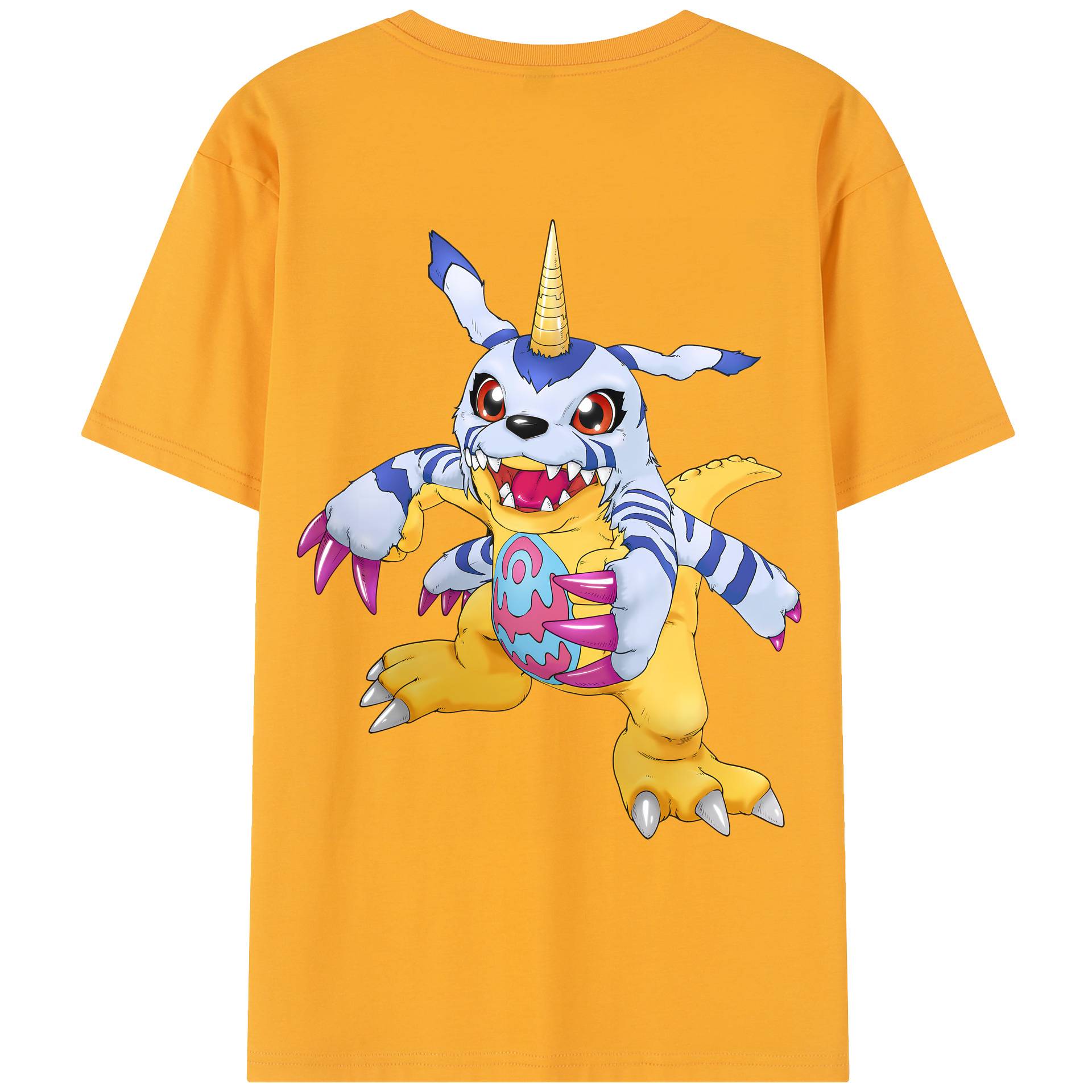（画像用） Digimon デジタルモンスター/デジモン レディース半袖Tシャツ(バックプリント)