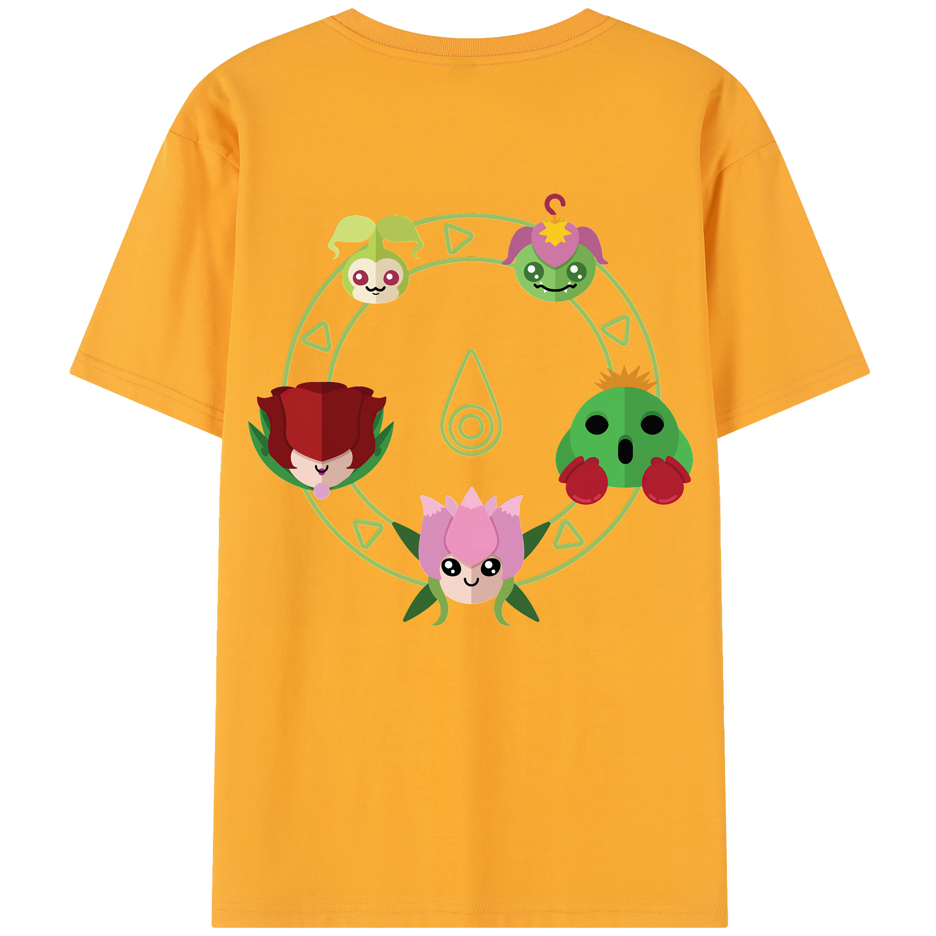 （画像用） Digimon デジタルモンスター/デジモン レディース半袖Tシャツ(バックプリント)