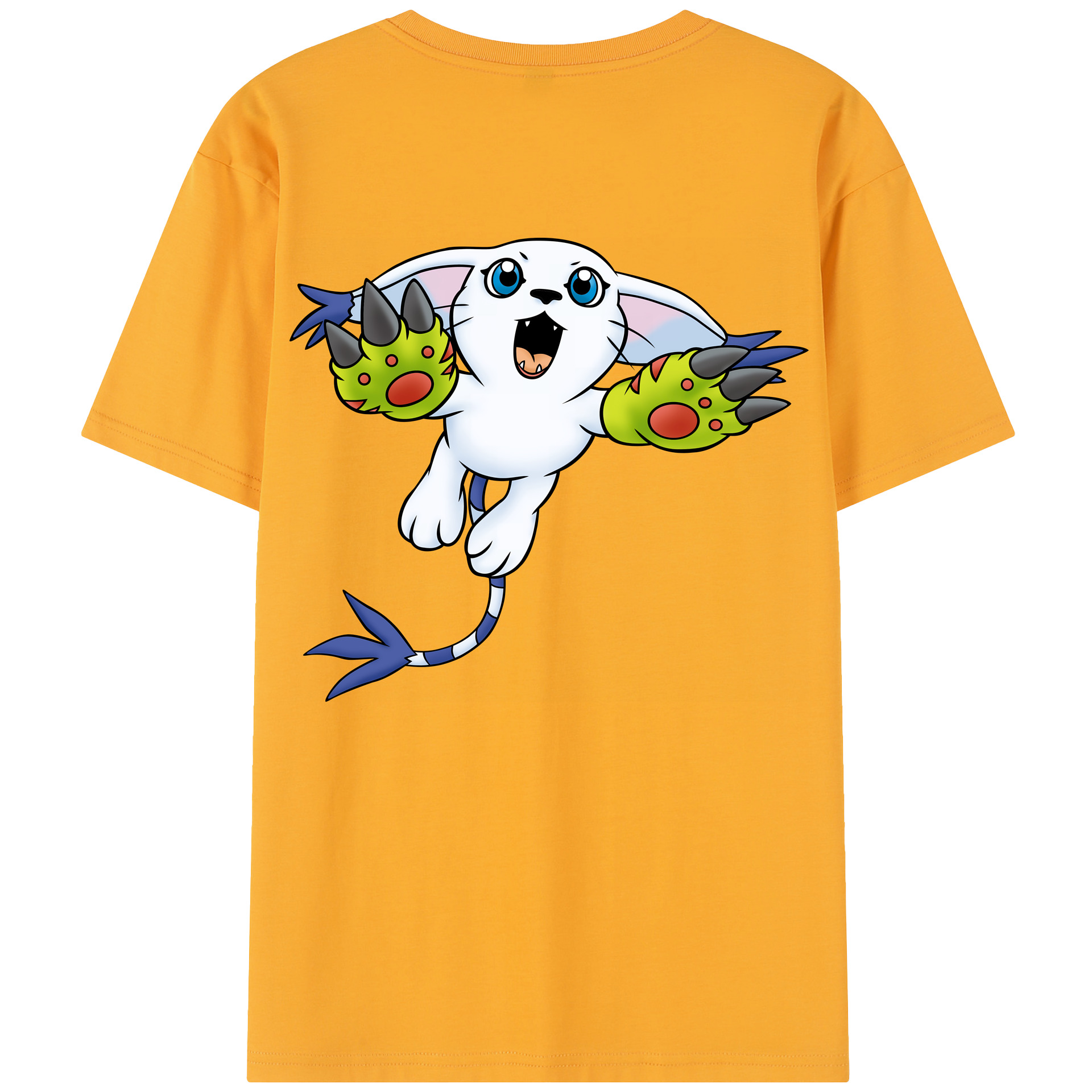 （画像用） Digimon デジタルモンスター/デジモン レディース半袖Tシャツ(バックプリント)