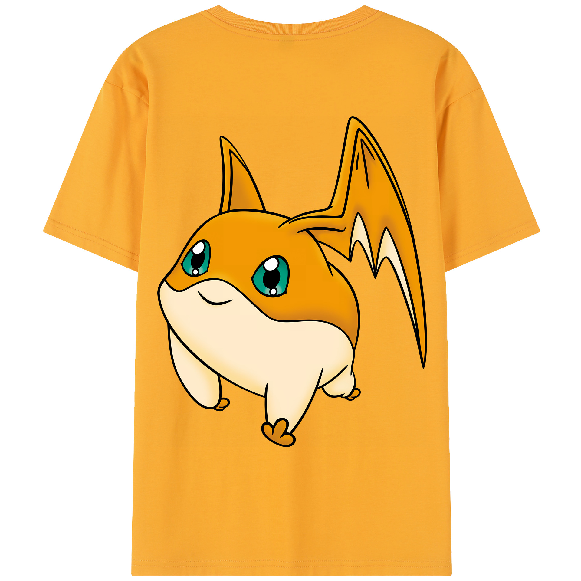 （画像用） Digimon デジタルモンスター/デジモン レディース半袖Tシャツ(バックプリント)