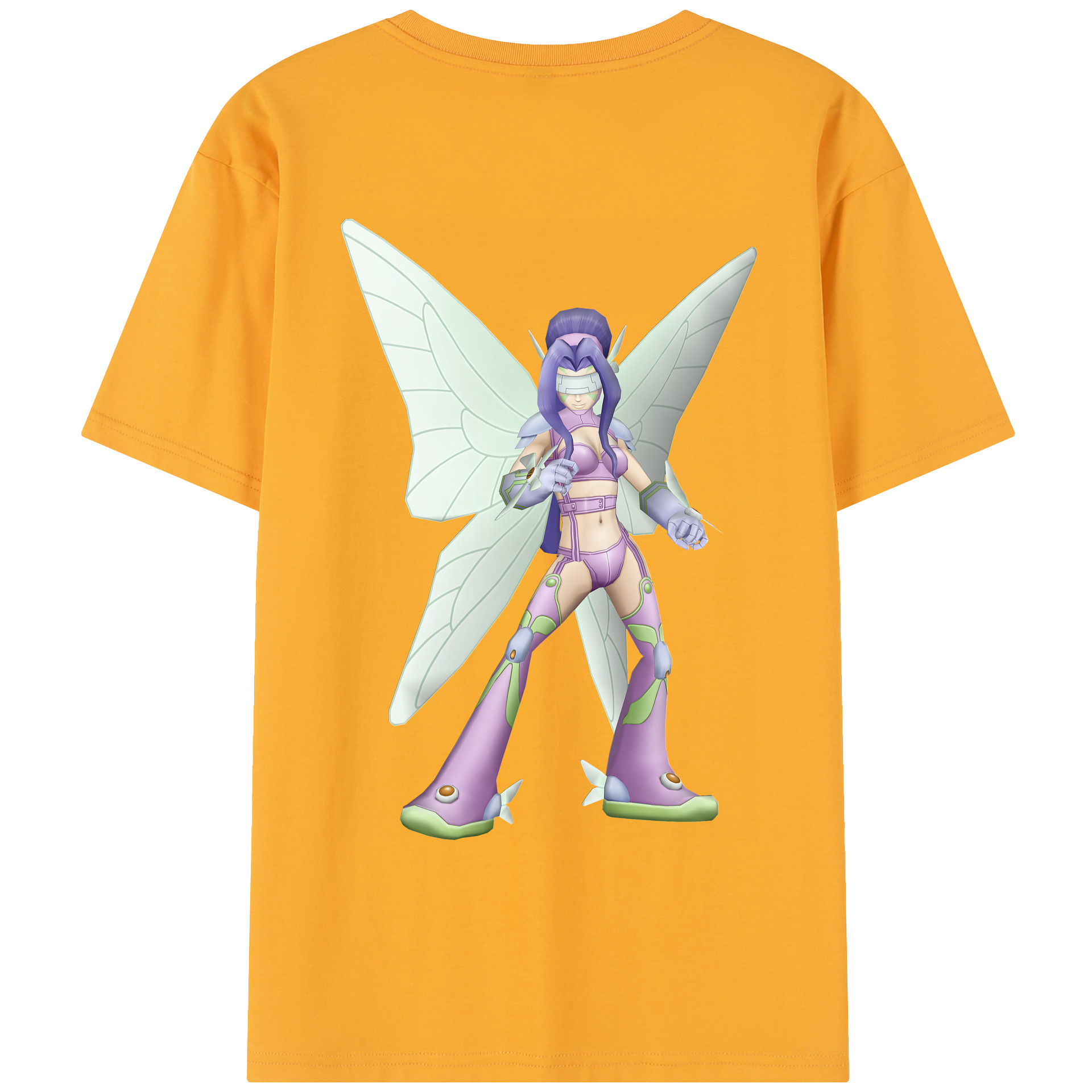 （画像用） Digimon デジタルモンスター/デジモン レディース半袖Tシャツ(バックプリント)