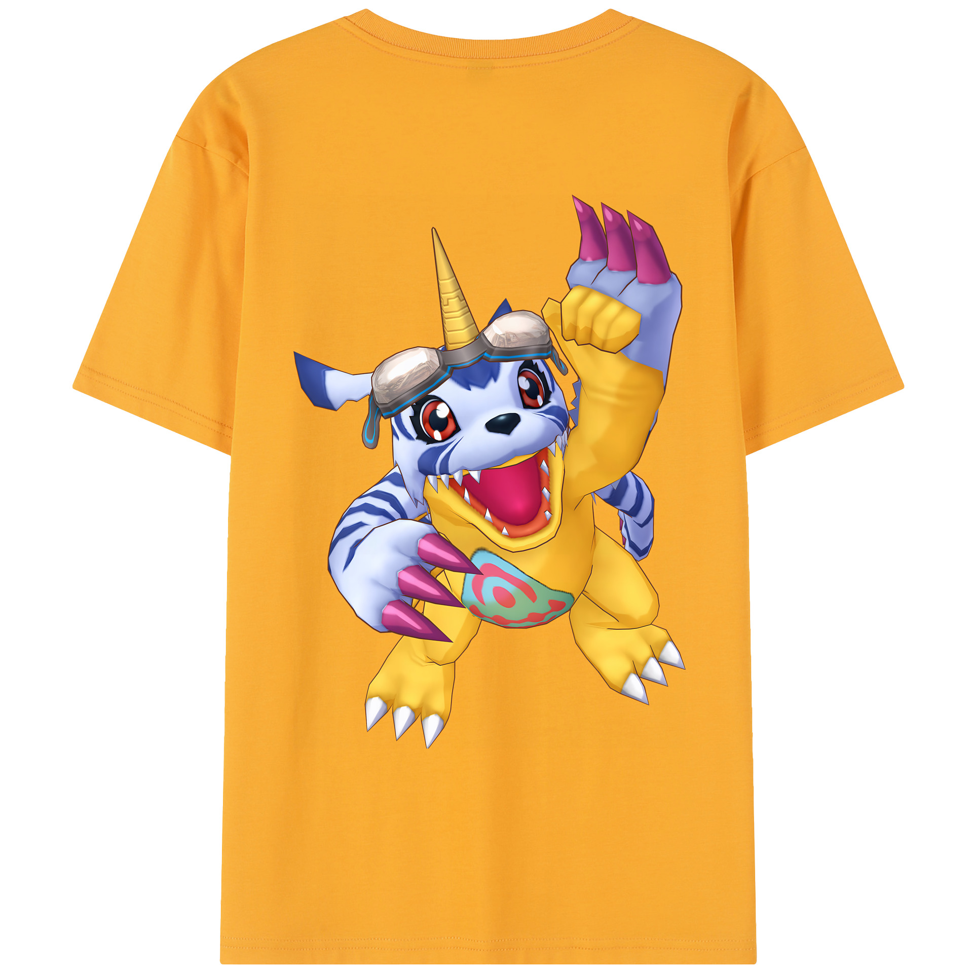 （画像用） Digimon デジタルモンスター/デジモン レディース半袖Tシャツ(バックプリント)