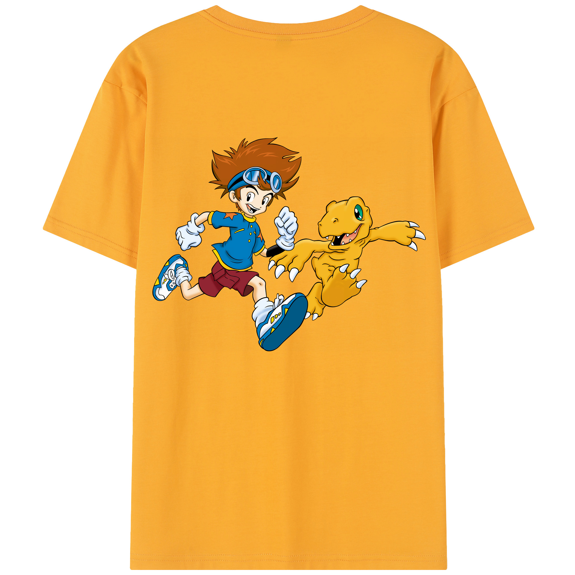 （画像用） Digimon デジタルモンスター/デジモン レディース半袖Tシャツ(バックプリント)