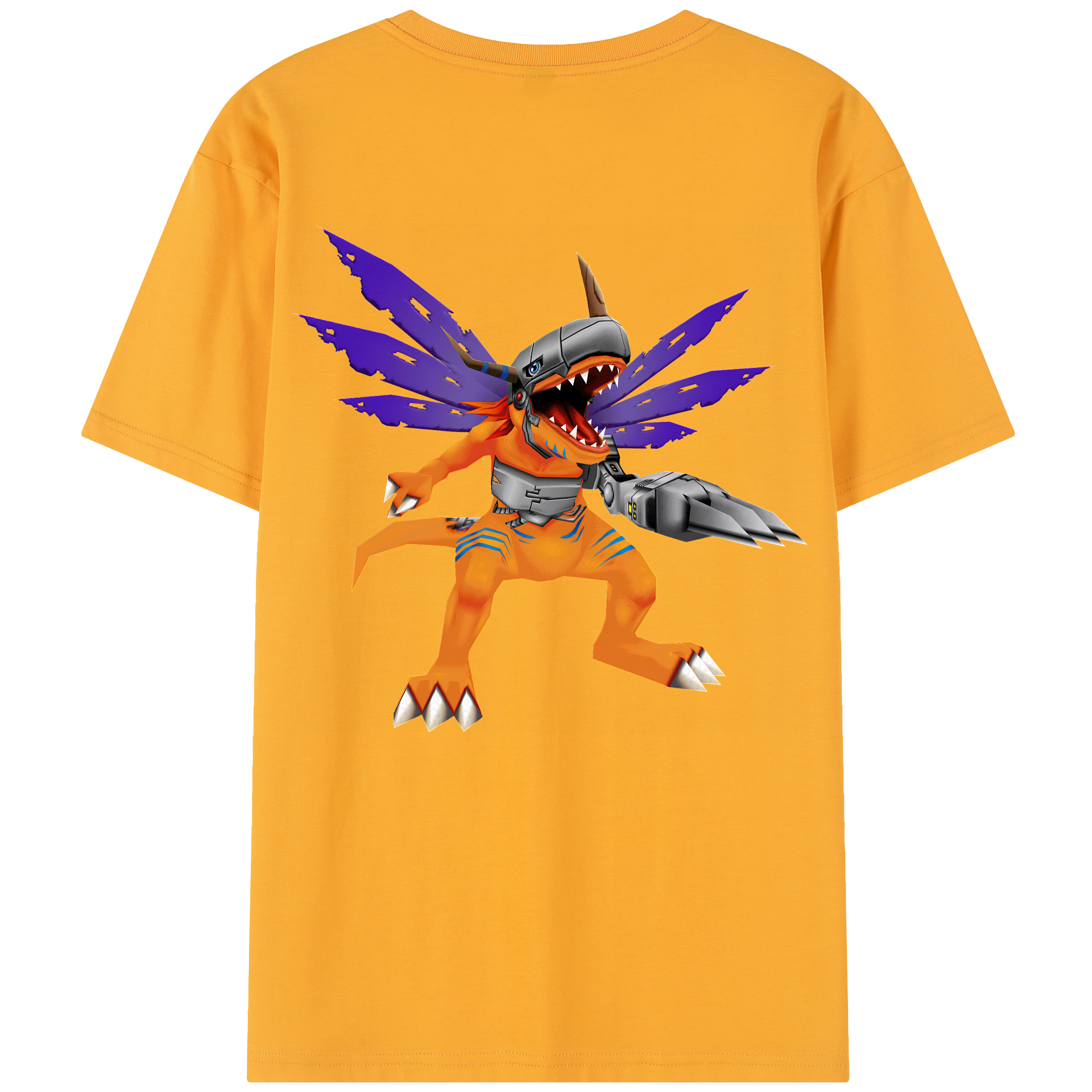 （画像用） Digimon デジタルモンスター/デジモン レディース半袖Tシャツ(バックプリント)