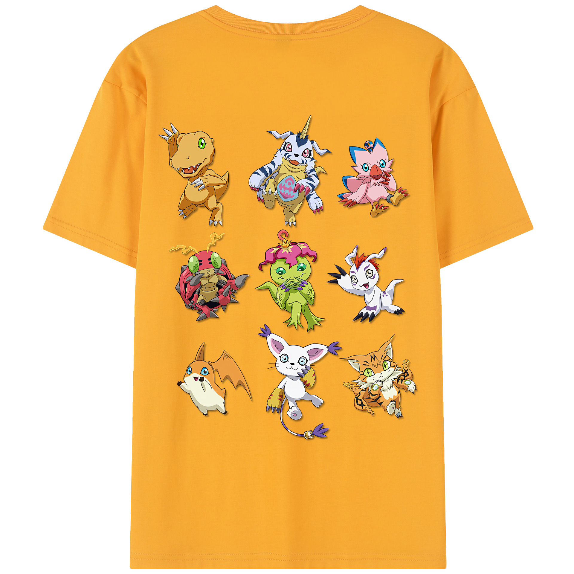 （画像用） Digimon デジタルモンスター/デジモン レディース半袖Tシャツ(バックプリント)