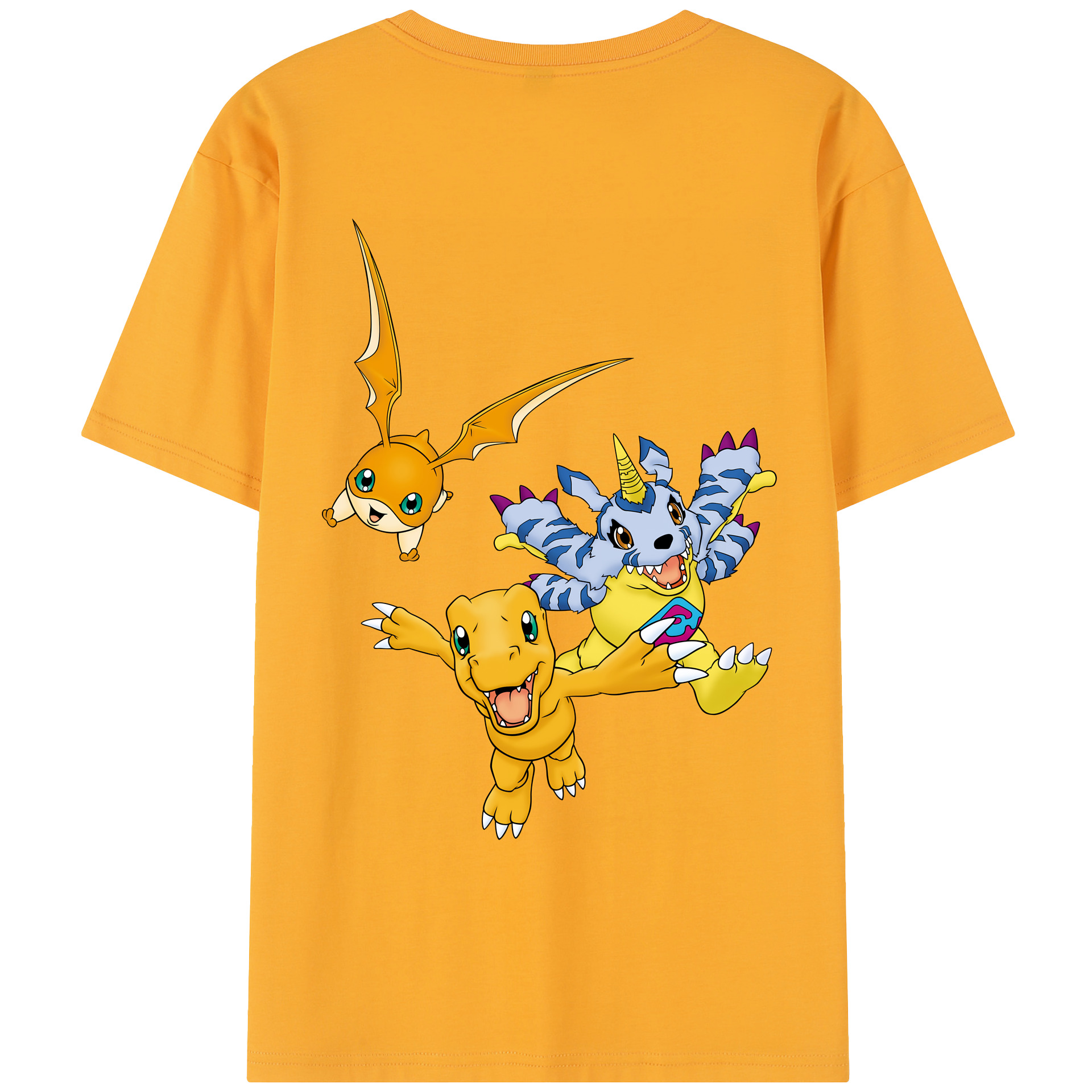 （画像用） Digimon デジタルモンスター/デジモン レディース半袖Tシャツ(バックプリント)