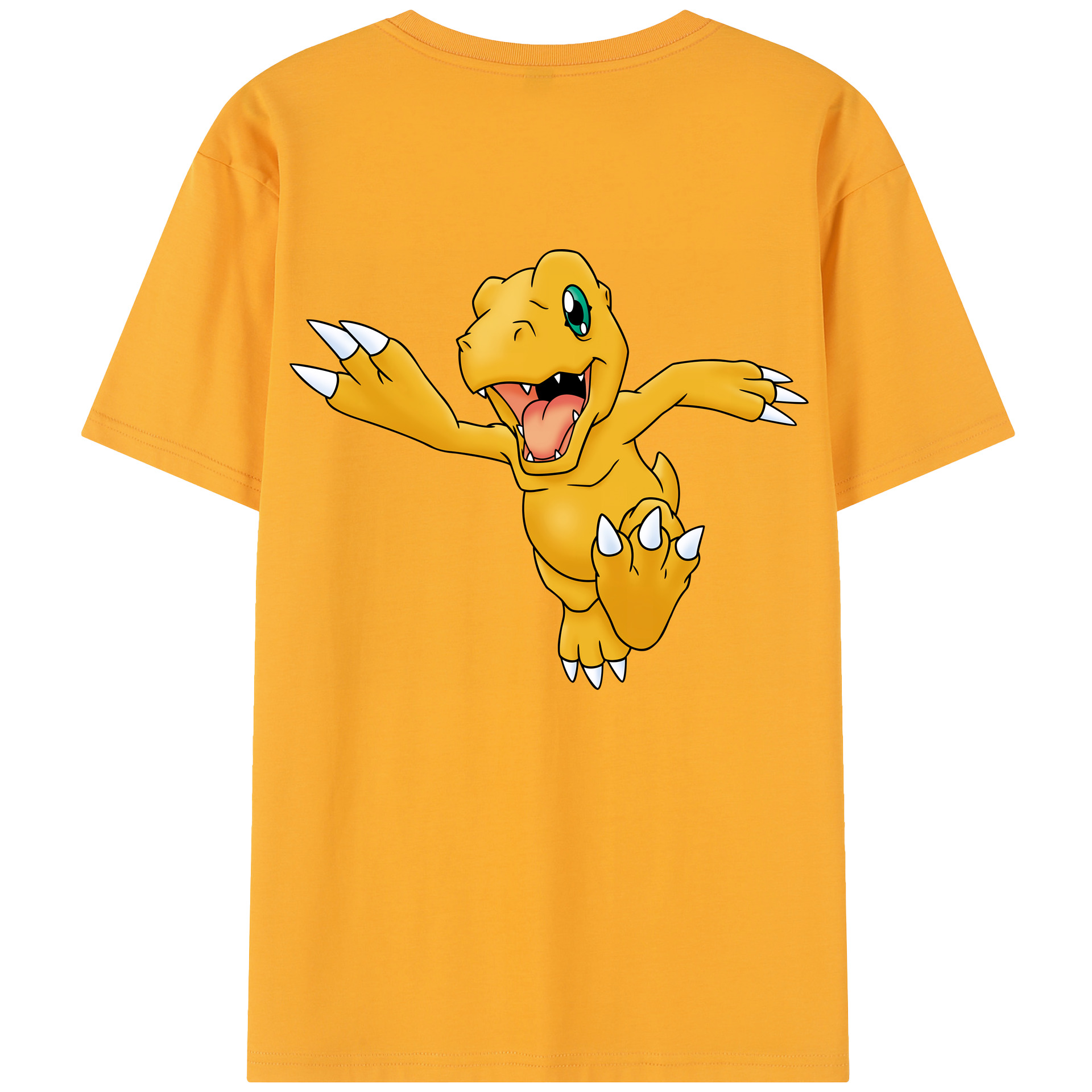 （画像用） Digimon デジタルモンスター/デジモン レディース半袖Tシャツ(バックプリント)
