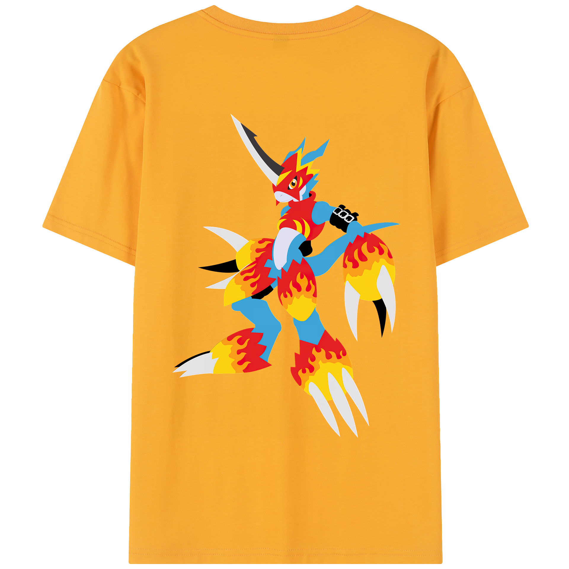 （画像用） Digimon デジタルモンスター/デジモン レディース半袖Tシャツ(バックプリント)