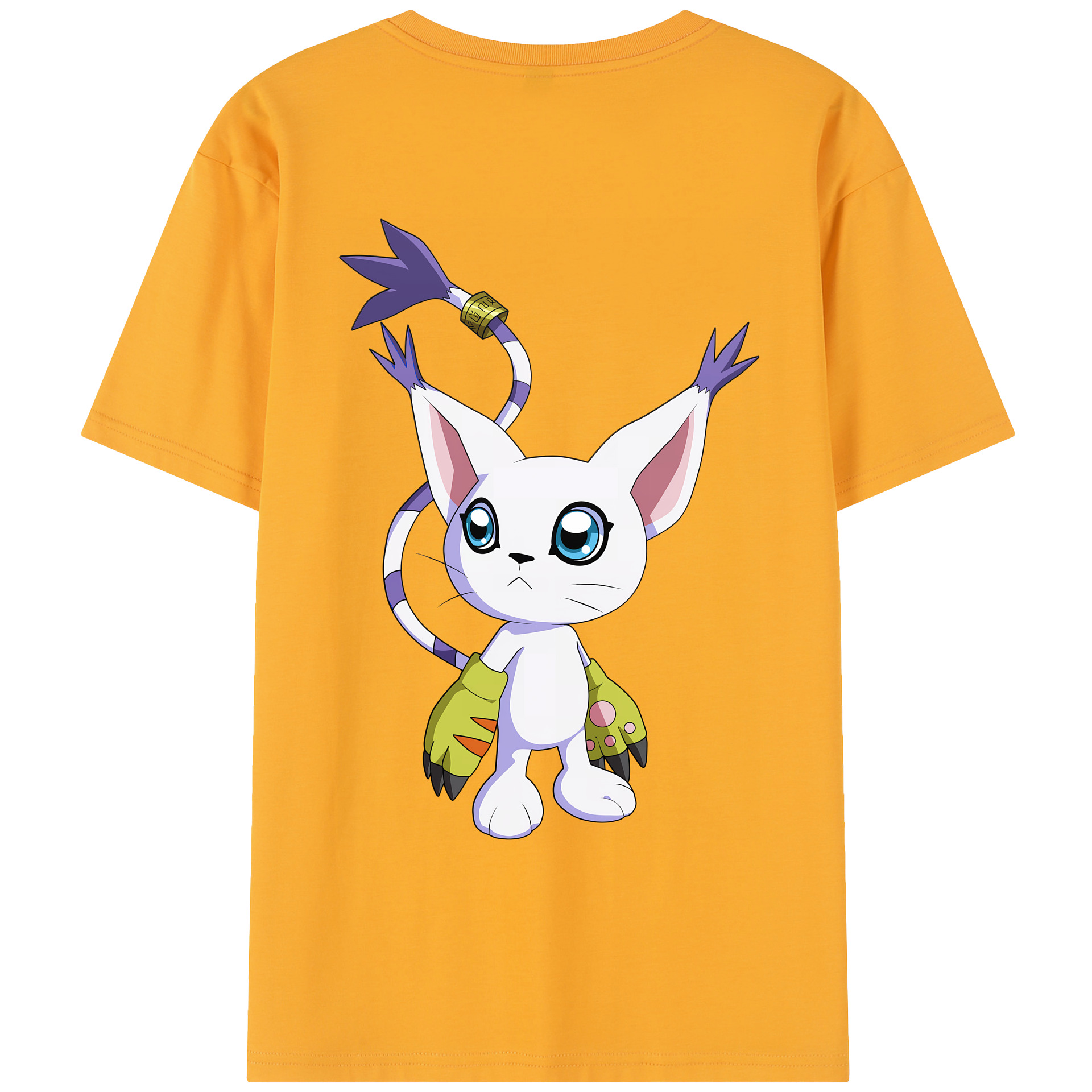 （画像用） Digimon デジタルモンスター/デジモン レディース半袖Tシャツ(バックプリント)