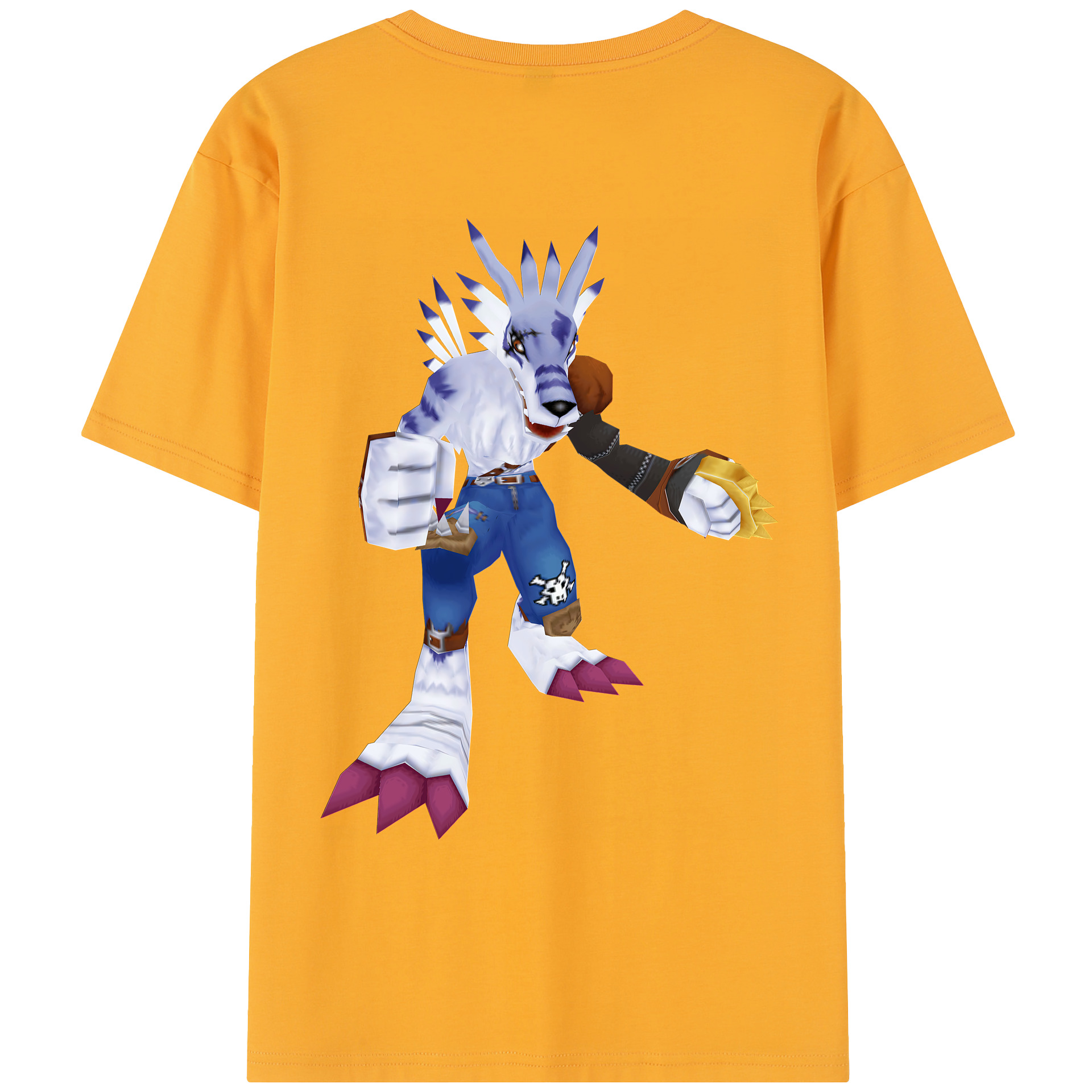 （画像用） Digimon デジタルモンスター/デジモン レディース半袖Tシャツ(バックプリント)