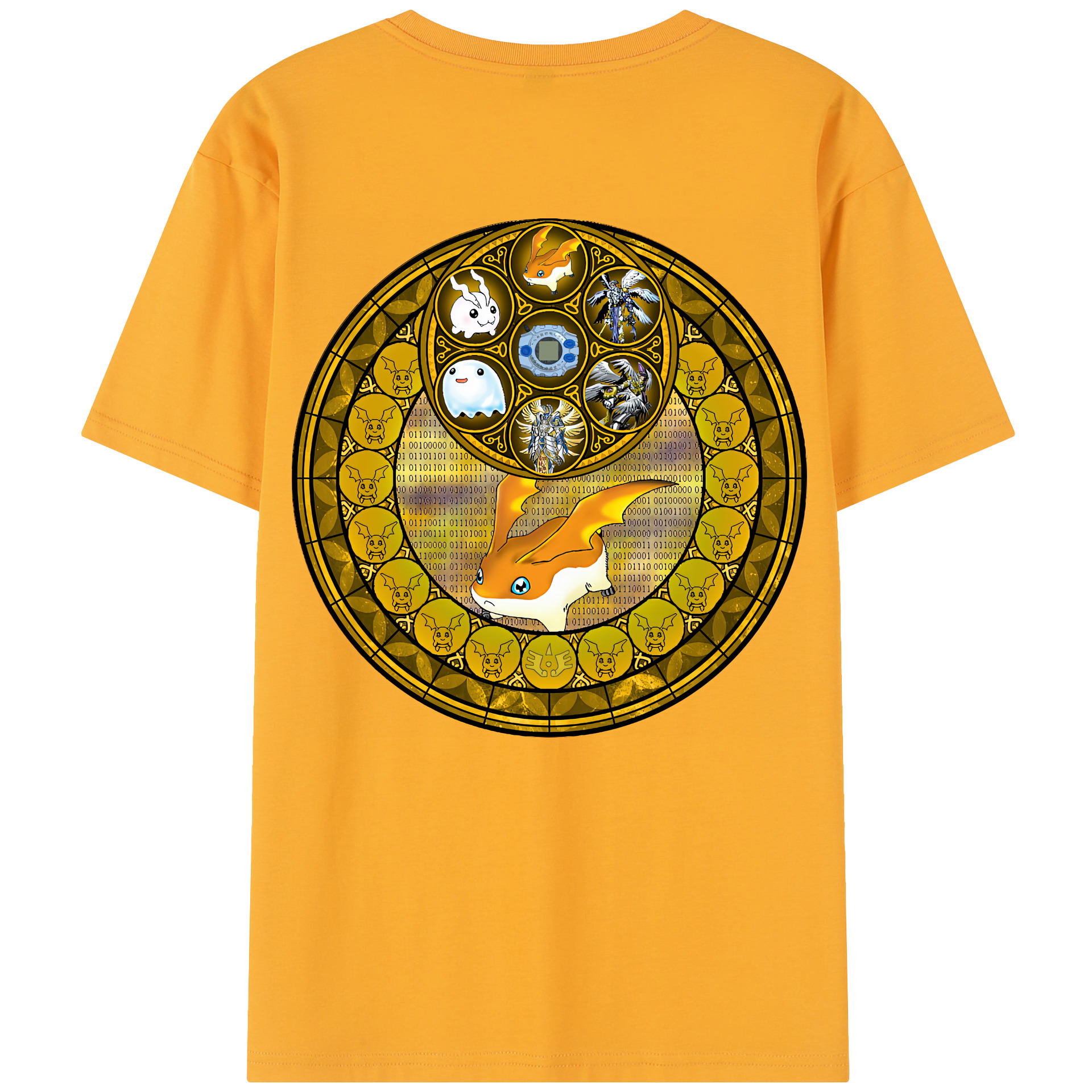 （画像用） Digimon デジタルモンスター/デジモン レディース半袖Tシャツ(バックプリント)